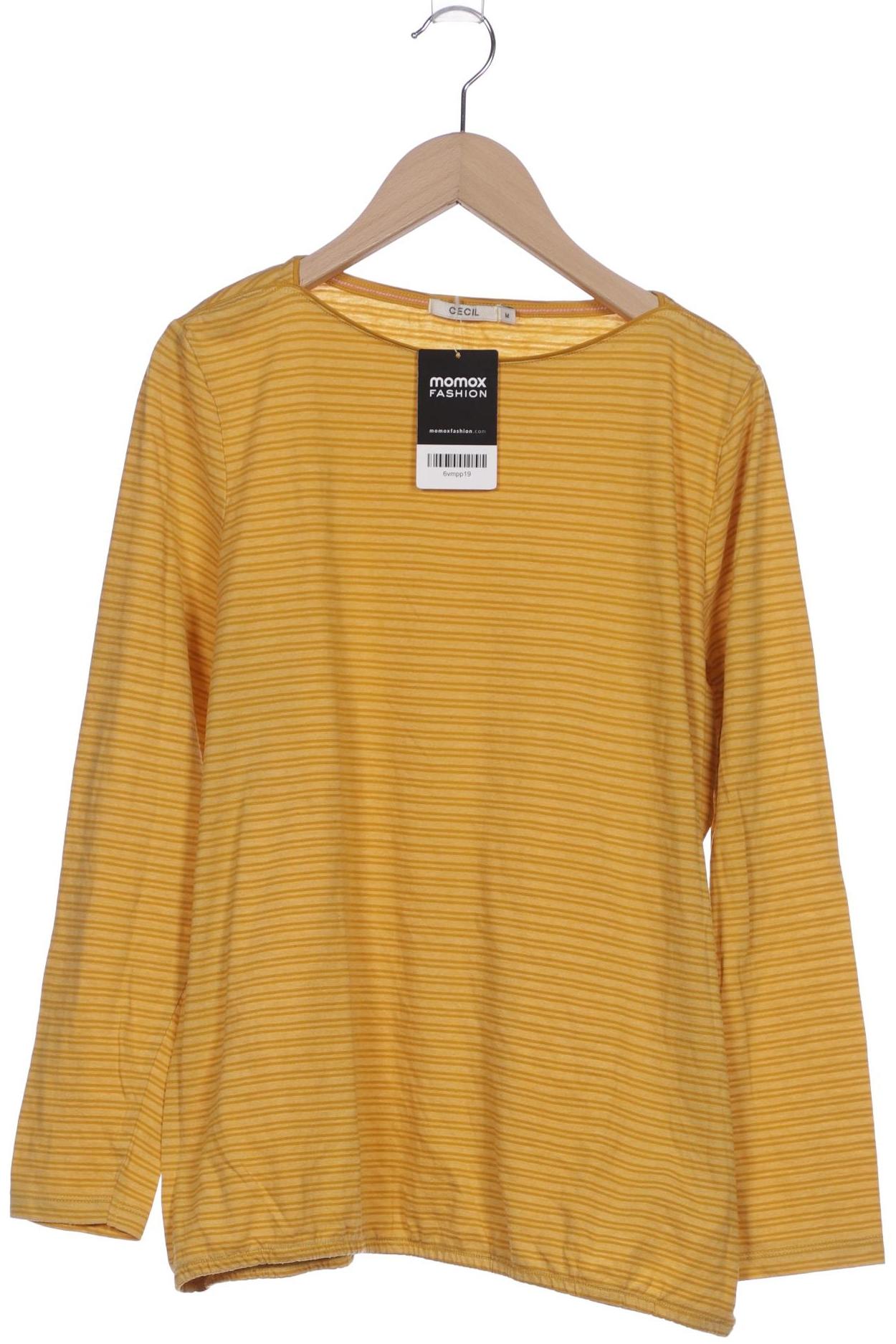

Cecil Damen Langarmshirt, gelb, Gr. 38