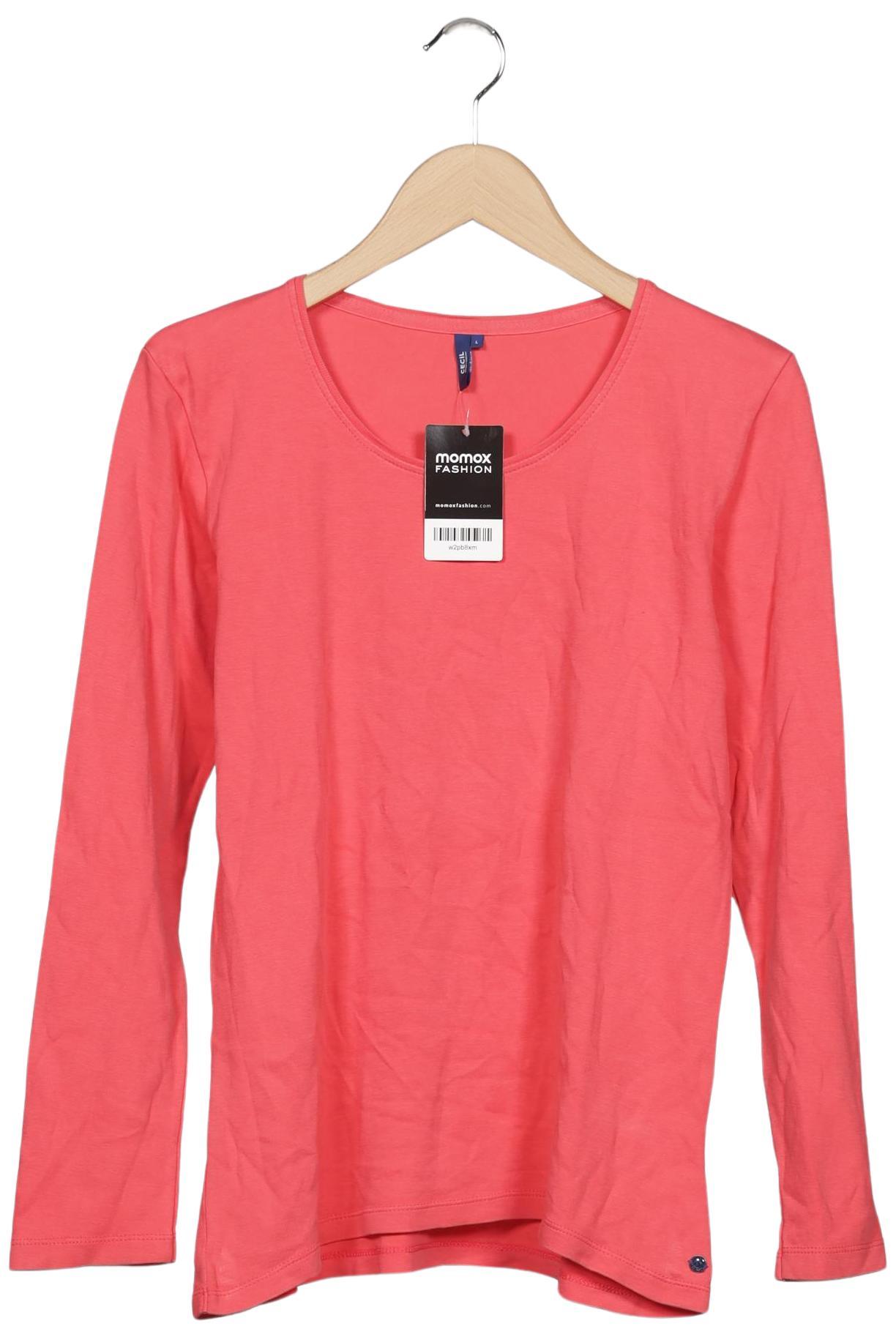 

Cecil Damen Langarmshirt, pink, Gr. 42