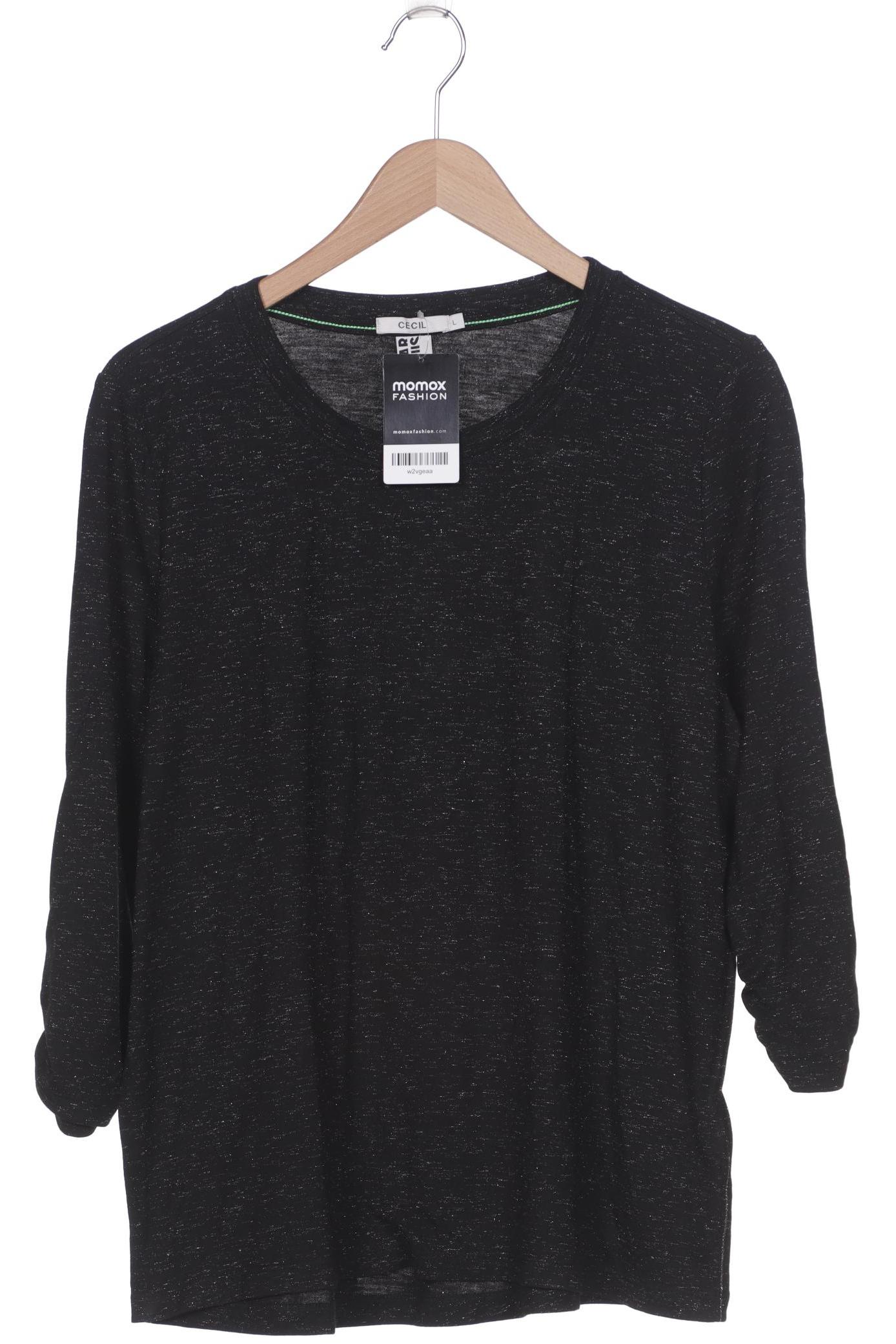 

CECIL Damen Langarmshirt, schwarz