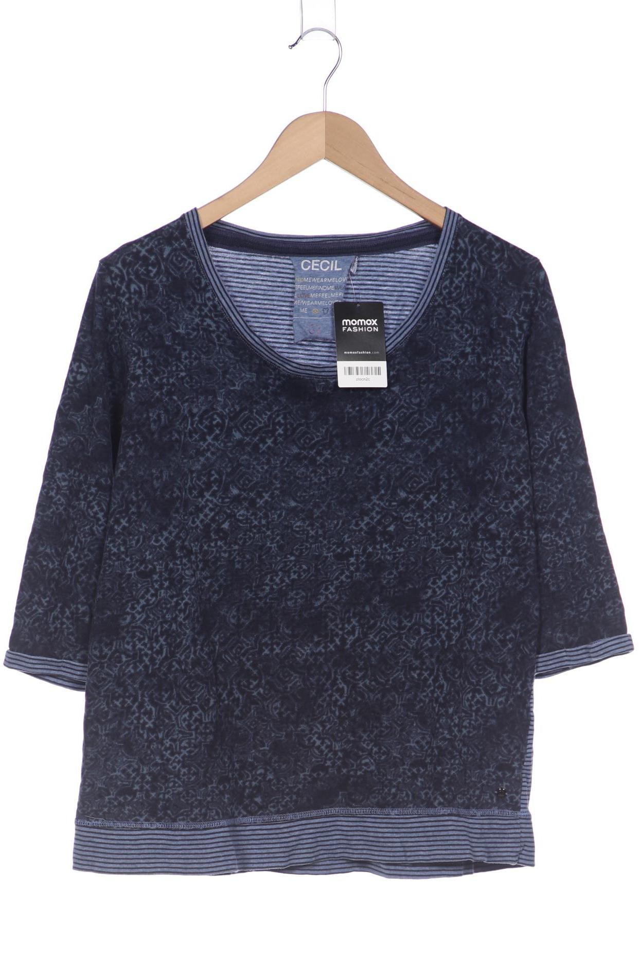 

Cecil Damen Langarmshirt, blau, Gr. 42