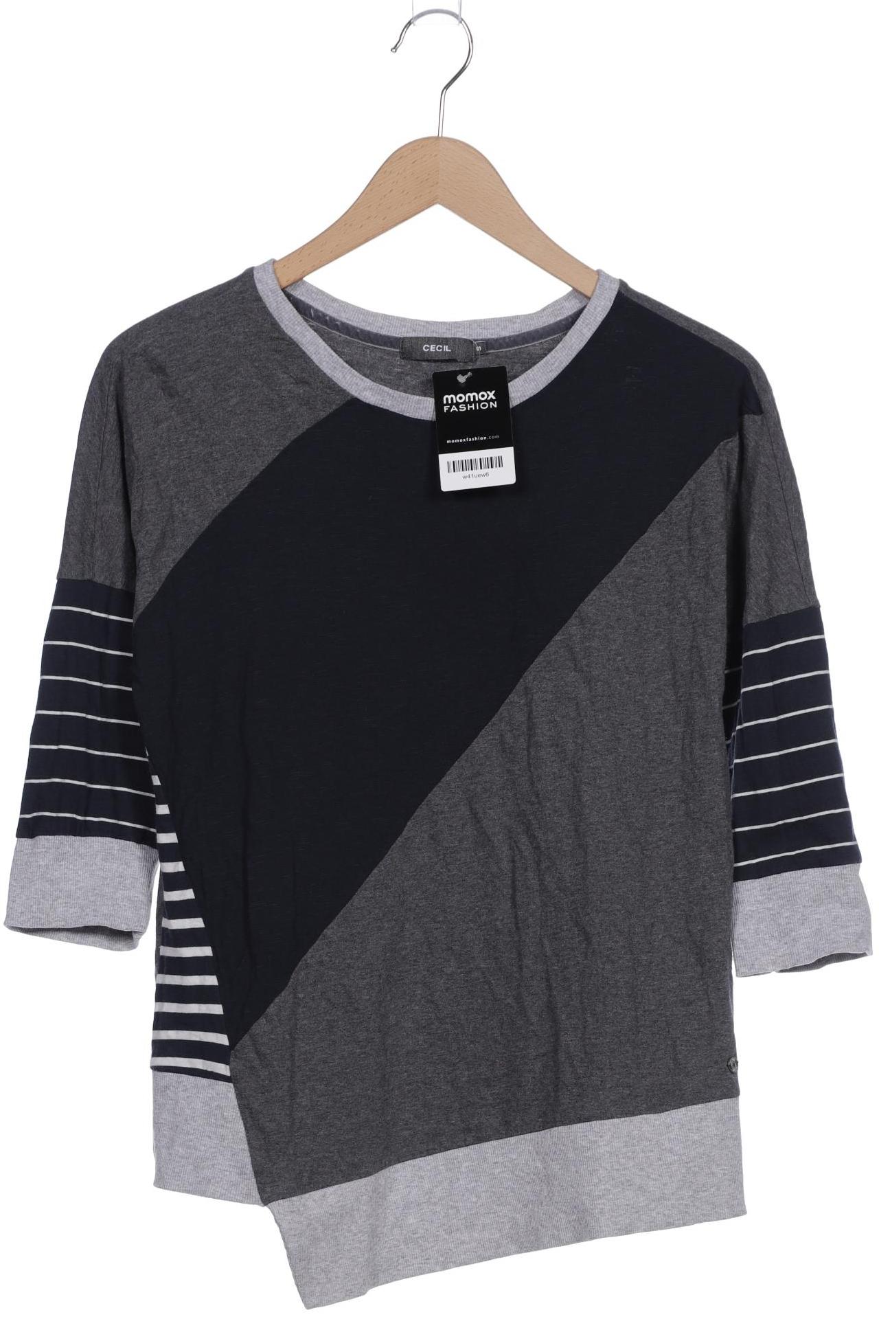 

Cecil Damen Langarmshirt, grau, Gr. 36
