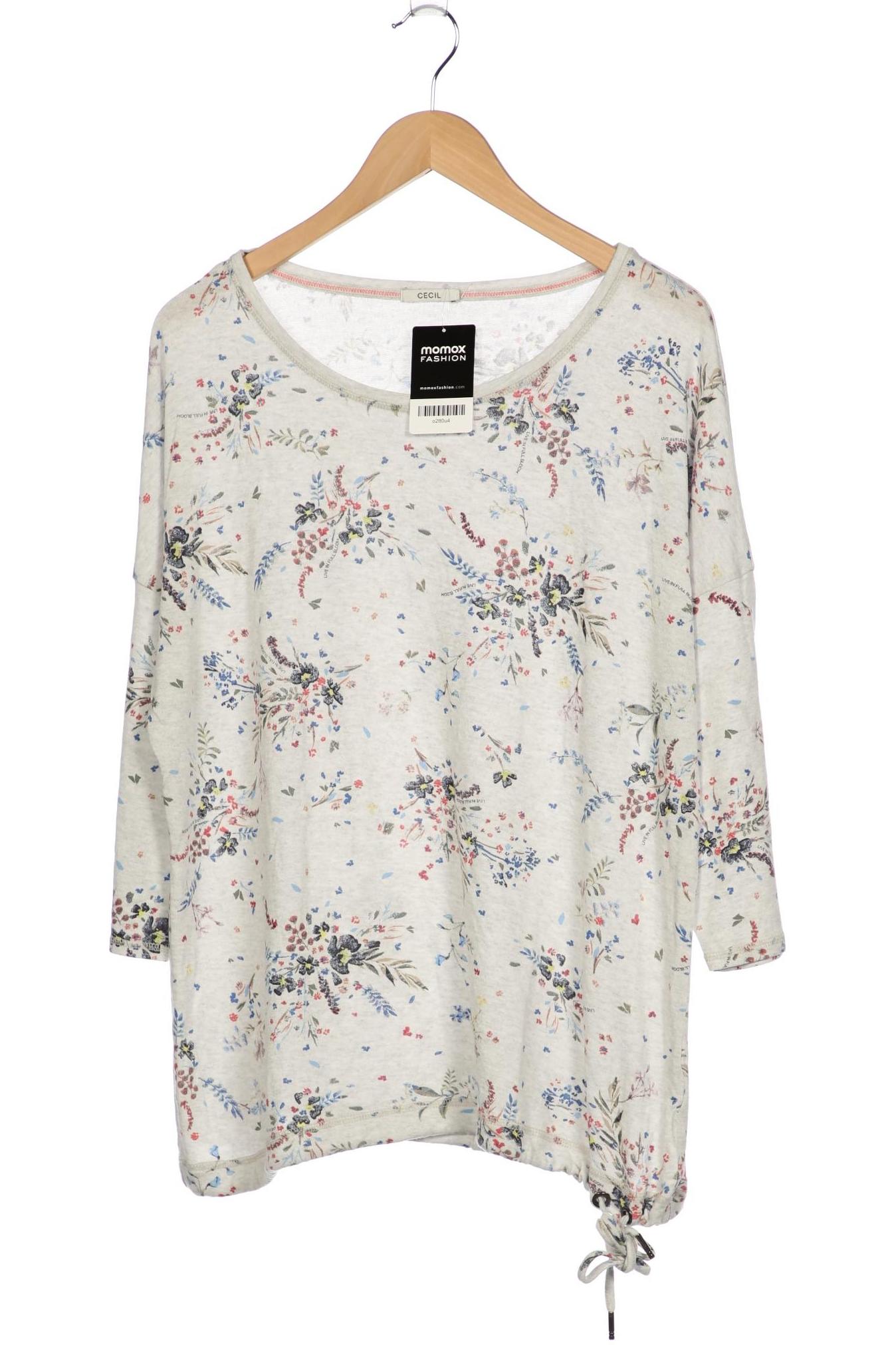 

Cecil Damen Langarmshirt, grau, Gr. 46