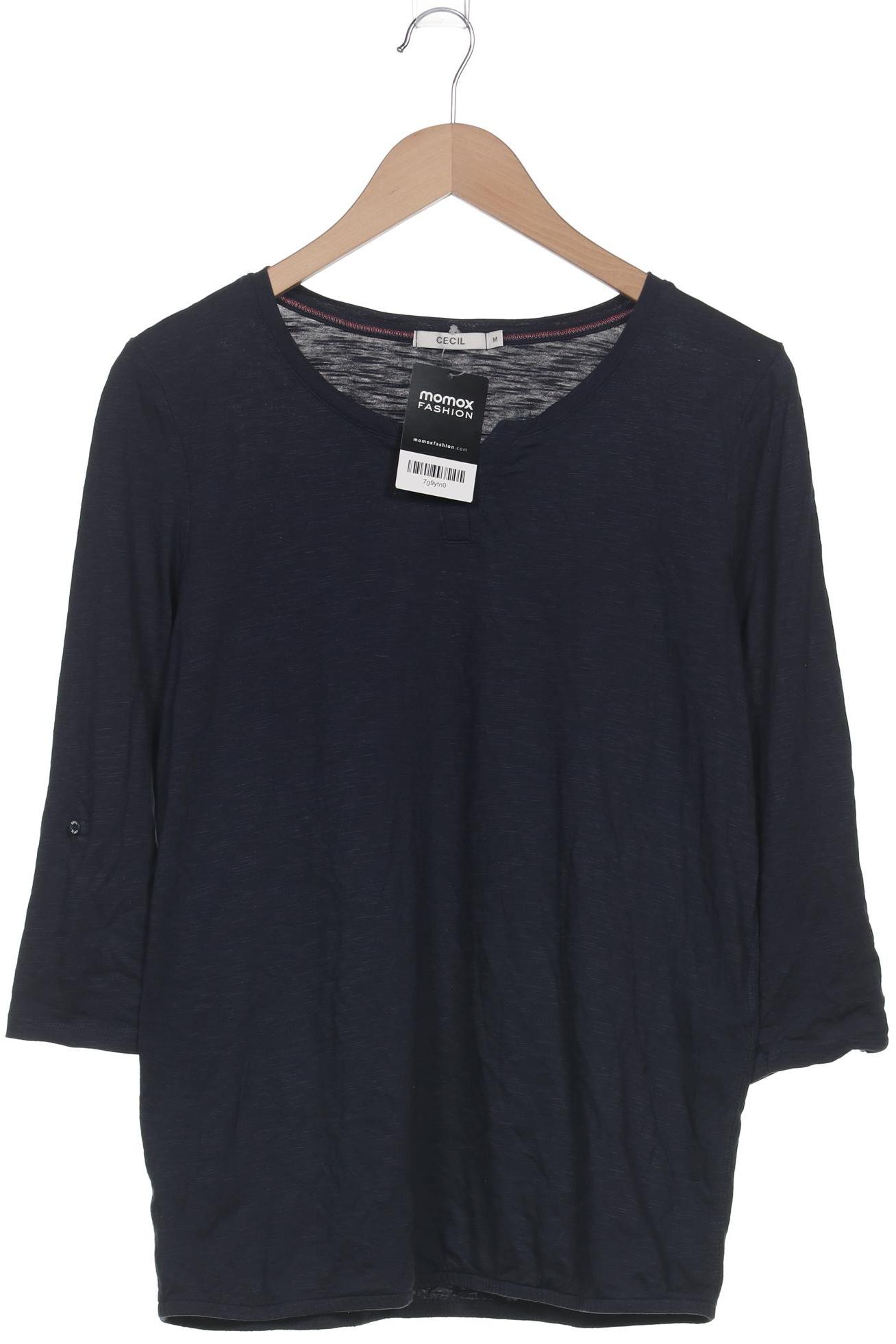 

Cecil Damen Langarmshirt, marineblau, Gr. 38