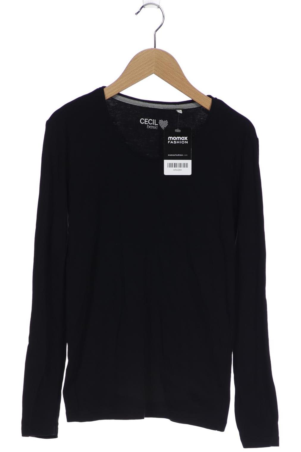 

CECIL Damen Langarmshirt, schwarz