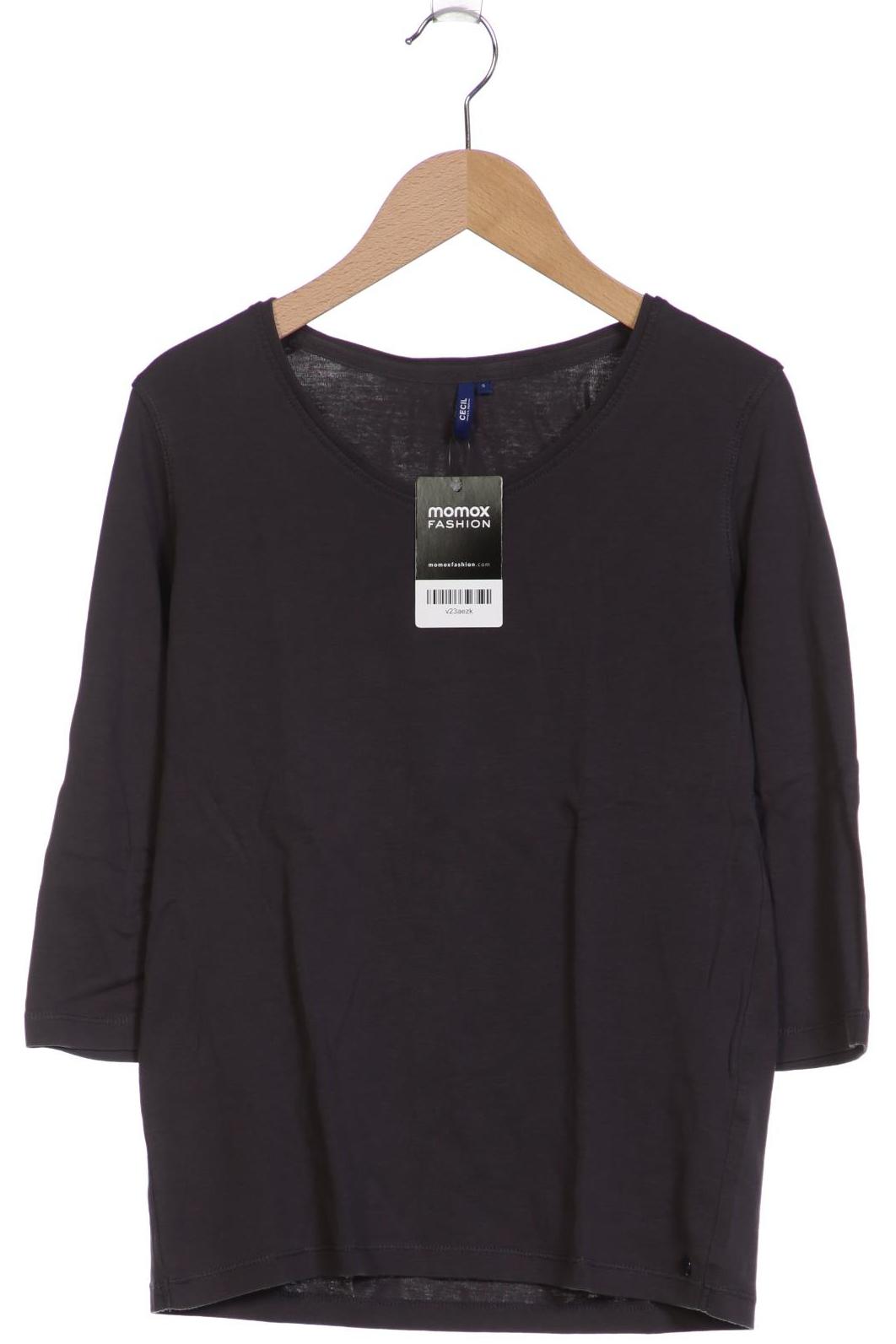 

Cecil Damen Langarmshirt, grau, Gr. 36