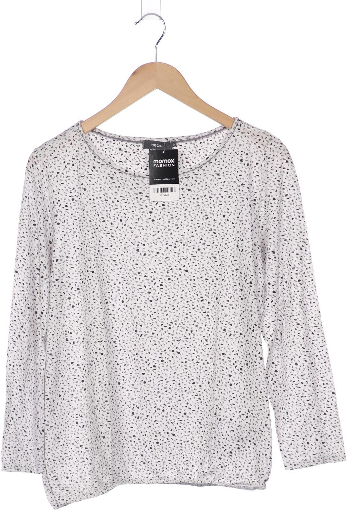 

Cecil Damen Langarmshirt, weiß, Gr. 38