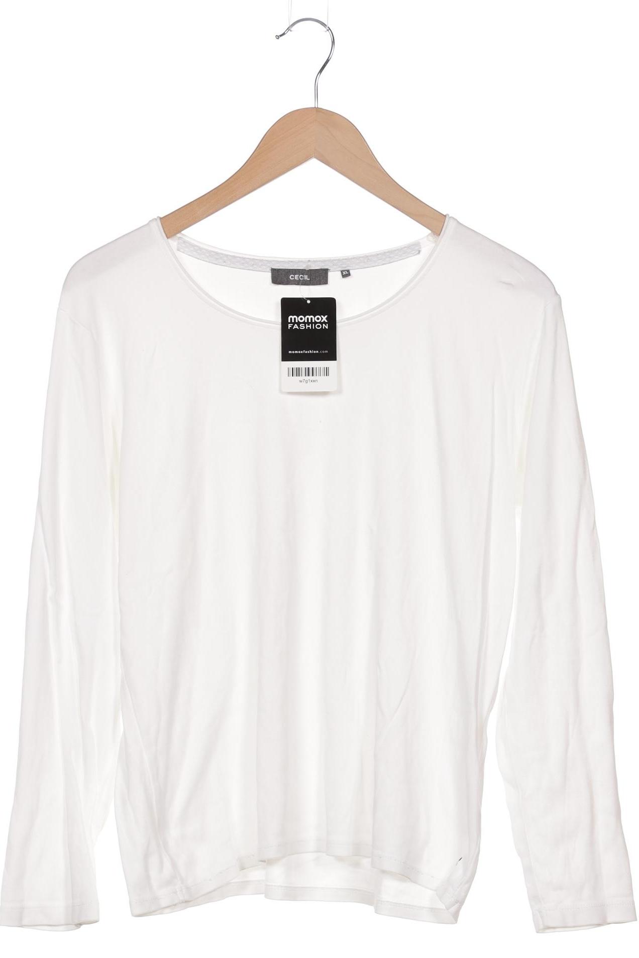 

Cecil Damen Langarmshirt, weiß, Gr. 44