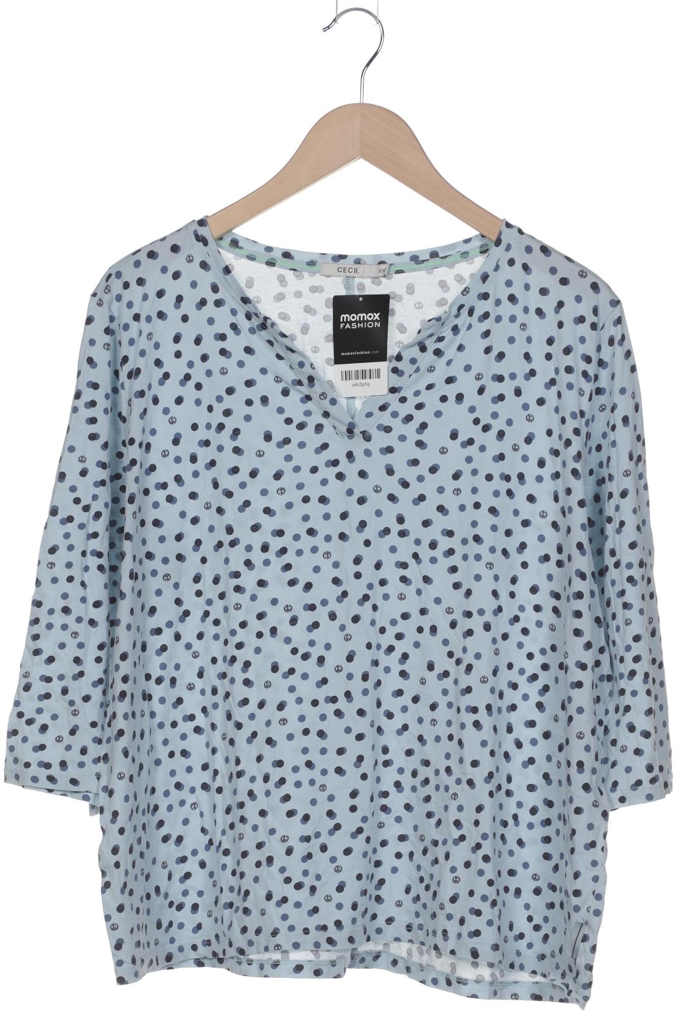 

Cecil Damen Langarmshirt, hellblau, Gr. 46