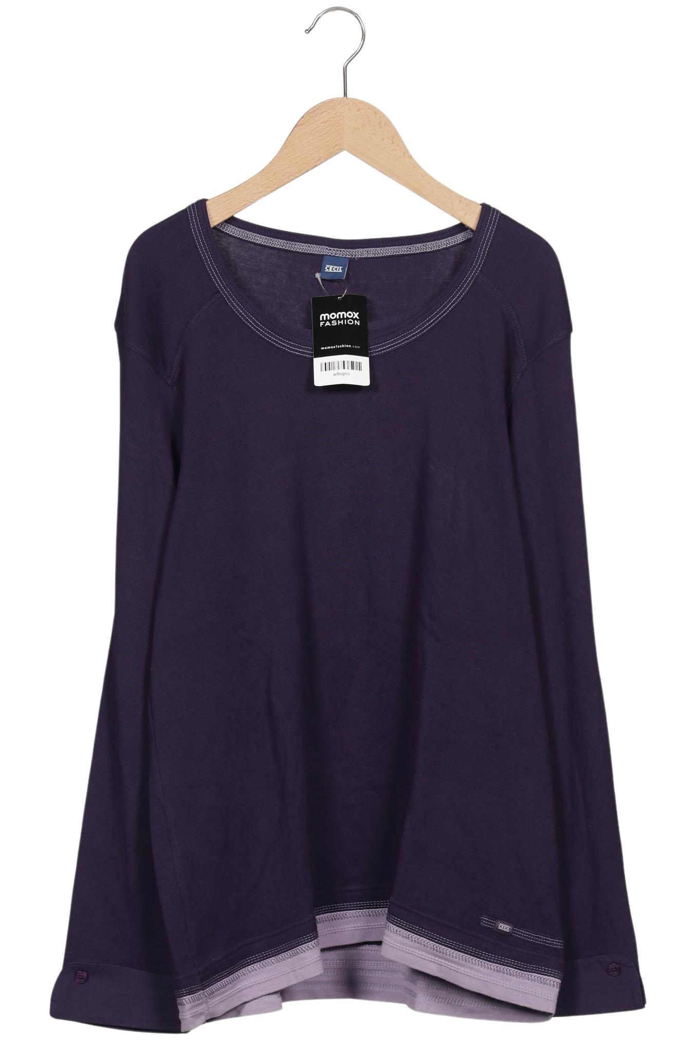 

Cecil Damen Langarmshirt, flieder, Gr. 42