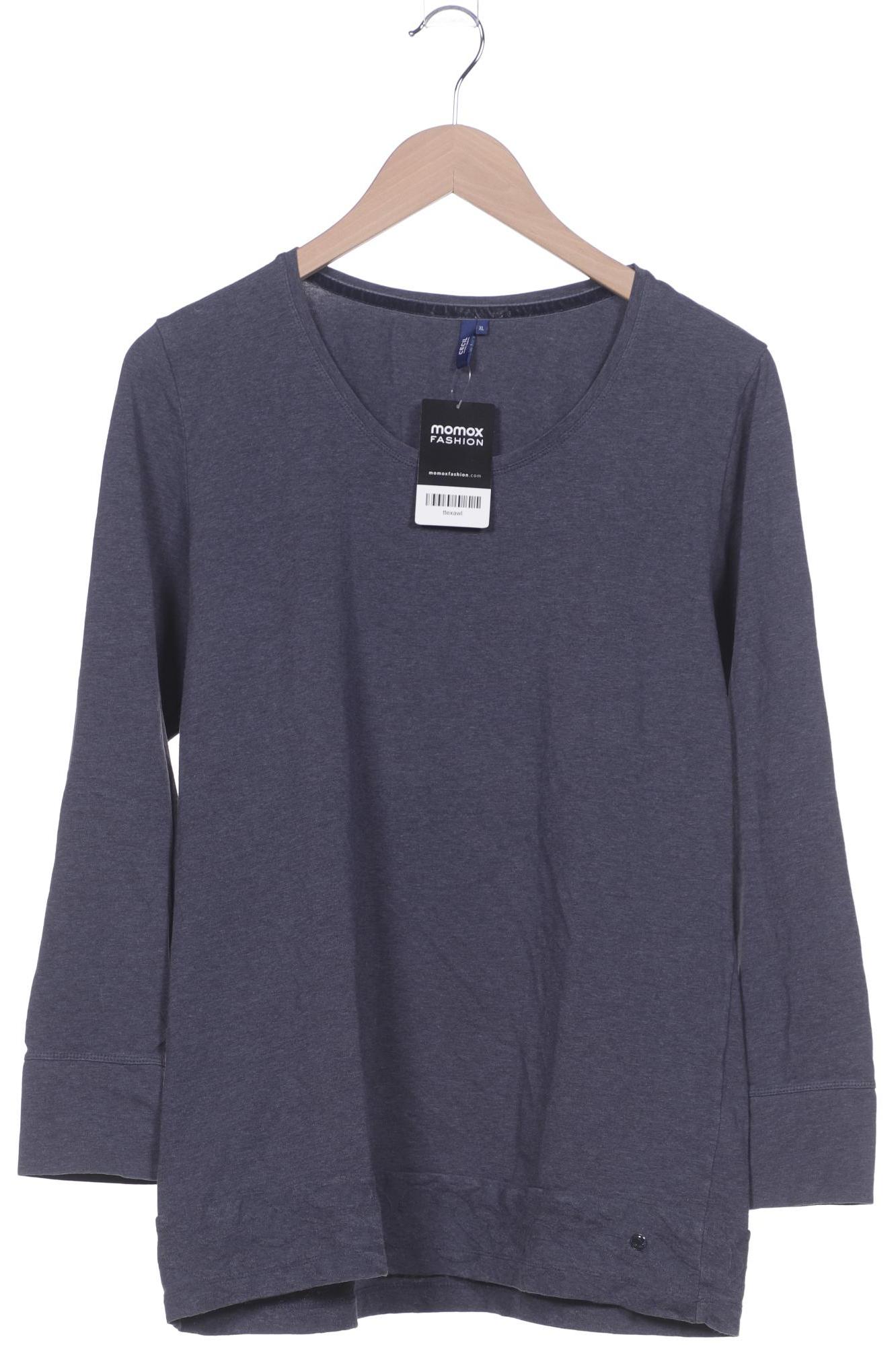 

Cecil Damen Langarmshirt, blau, Gr. 44