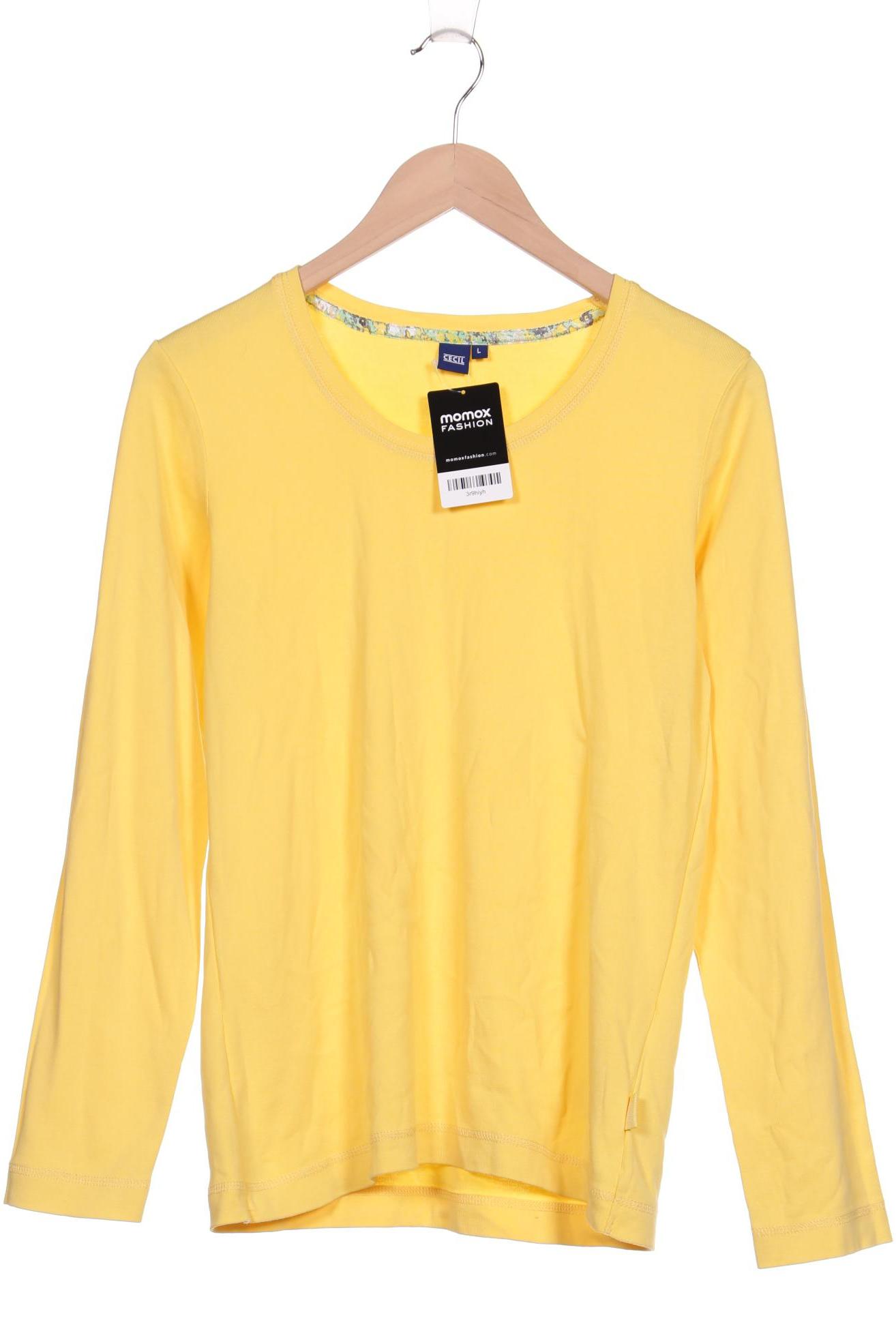 

CECIL Damen Langarmshirt, gelb