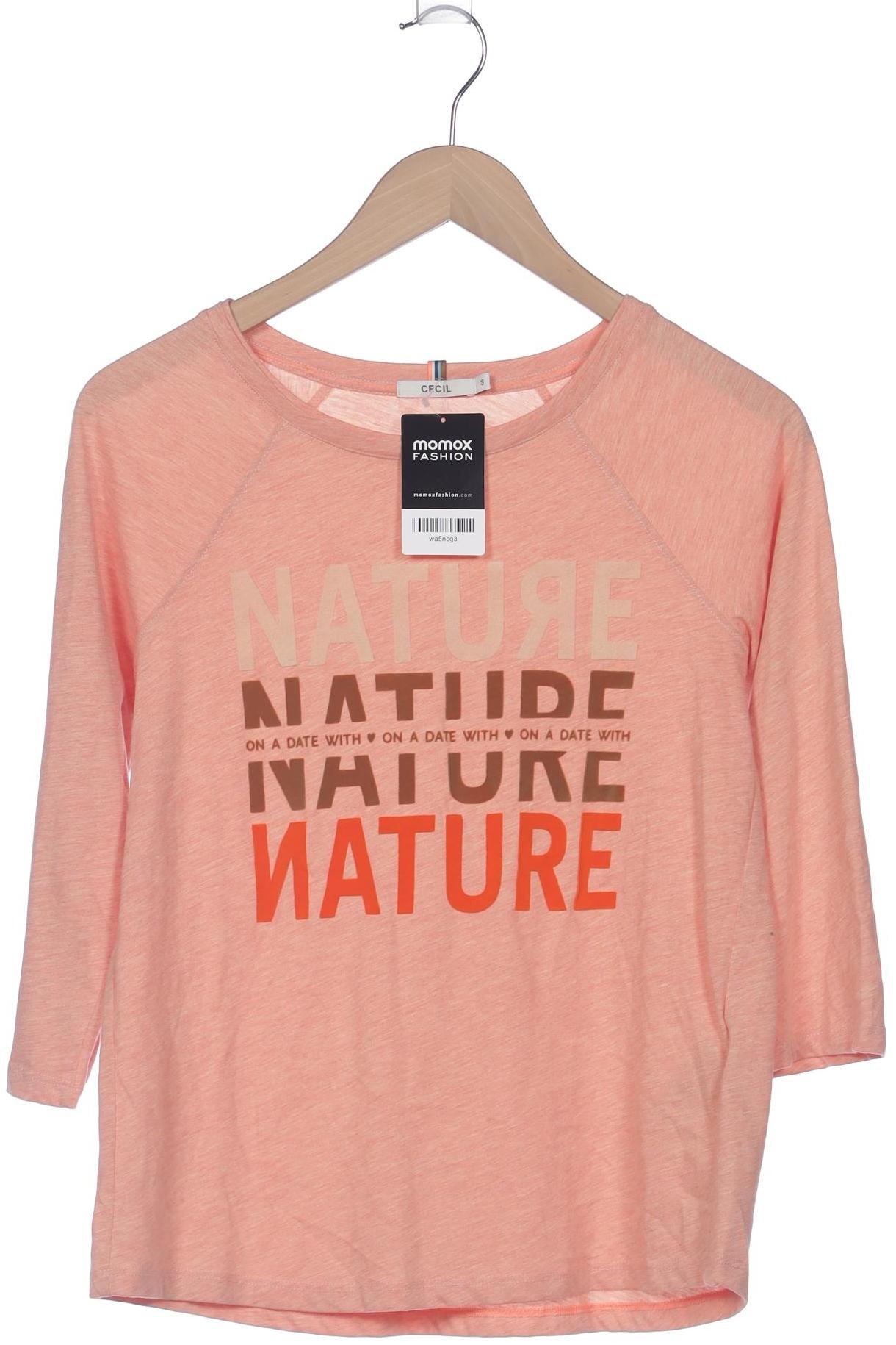 

Cecil Damen Langarmshirt, orange, Gr. 36