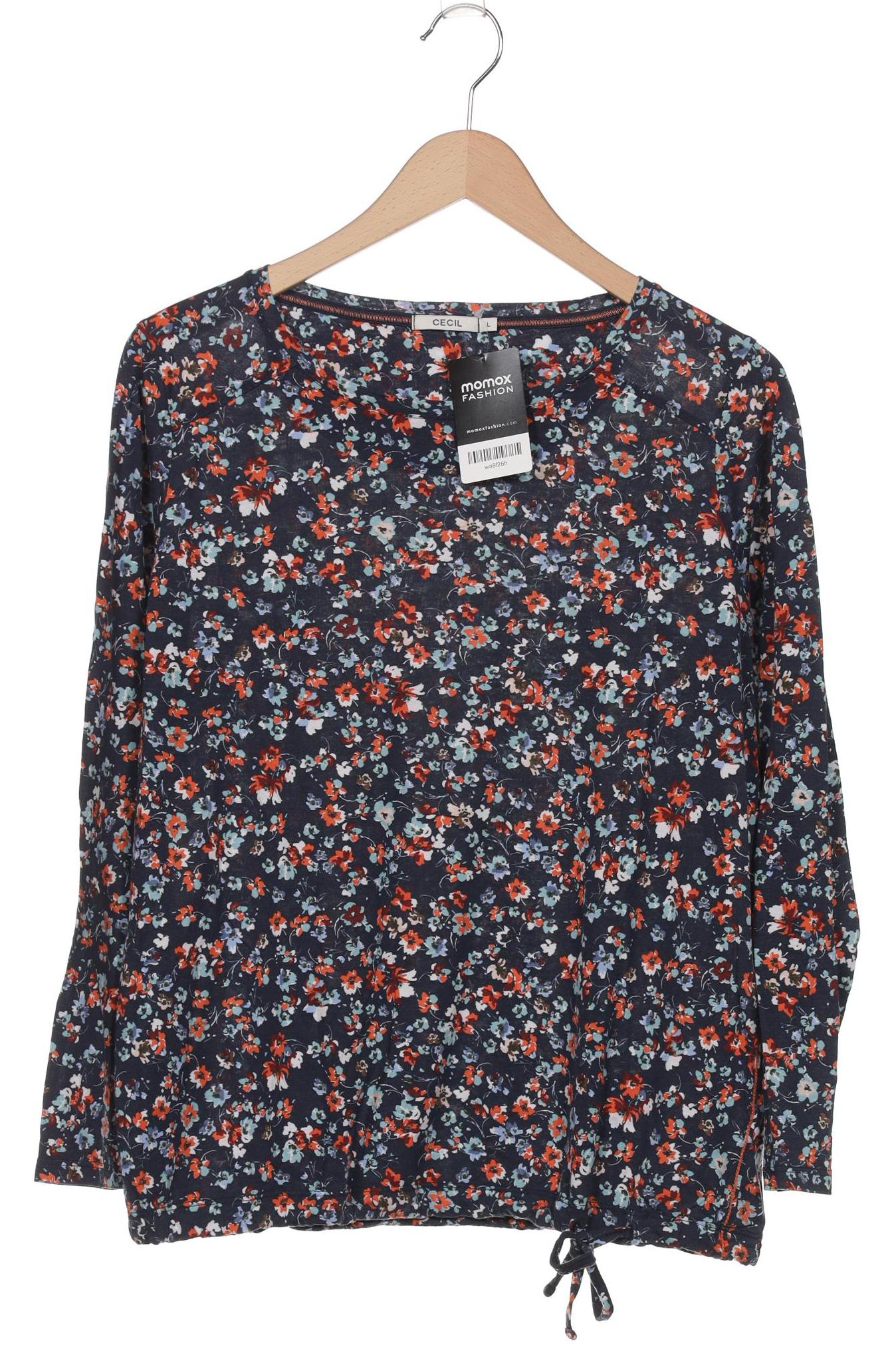 

Cecil Damen Langarmshirt, marineblau, Gr. 42