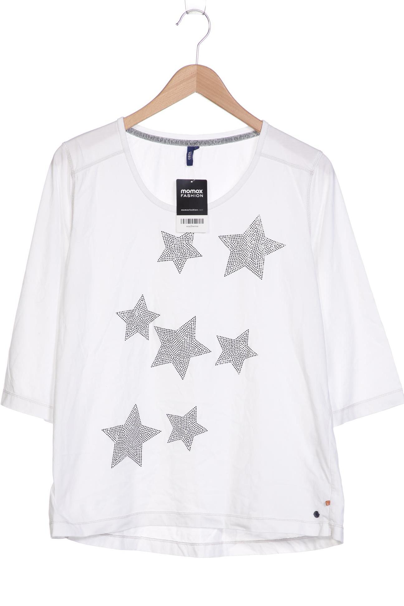 

CECIL Damen Langarmshirt, weiß