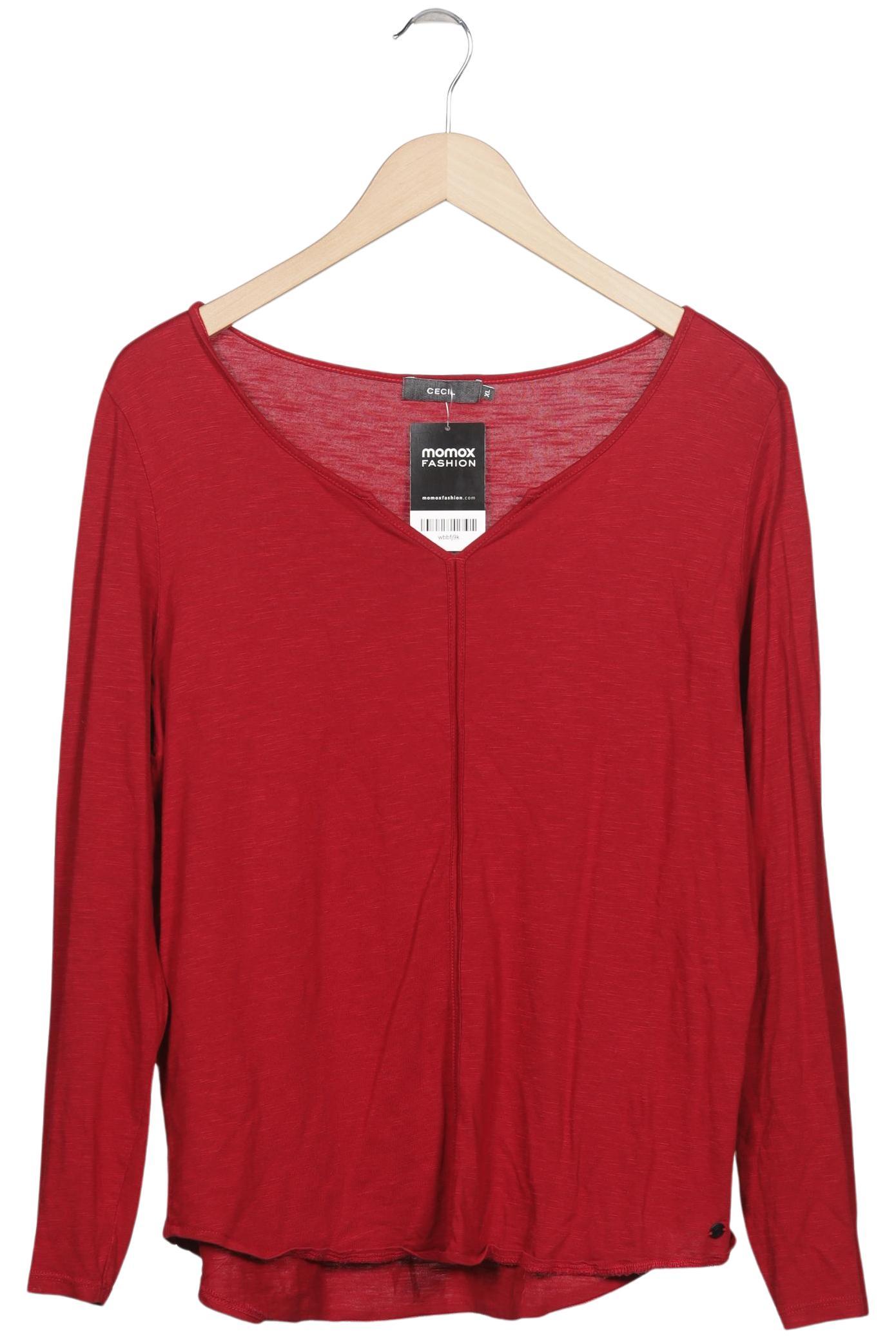 

Cecil Damen Langarmshirt, rot, Gr. 44