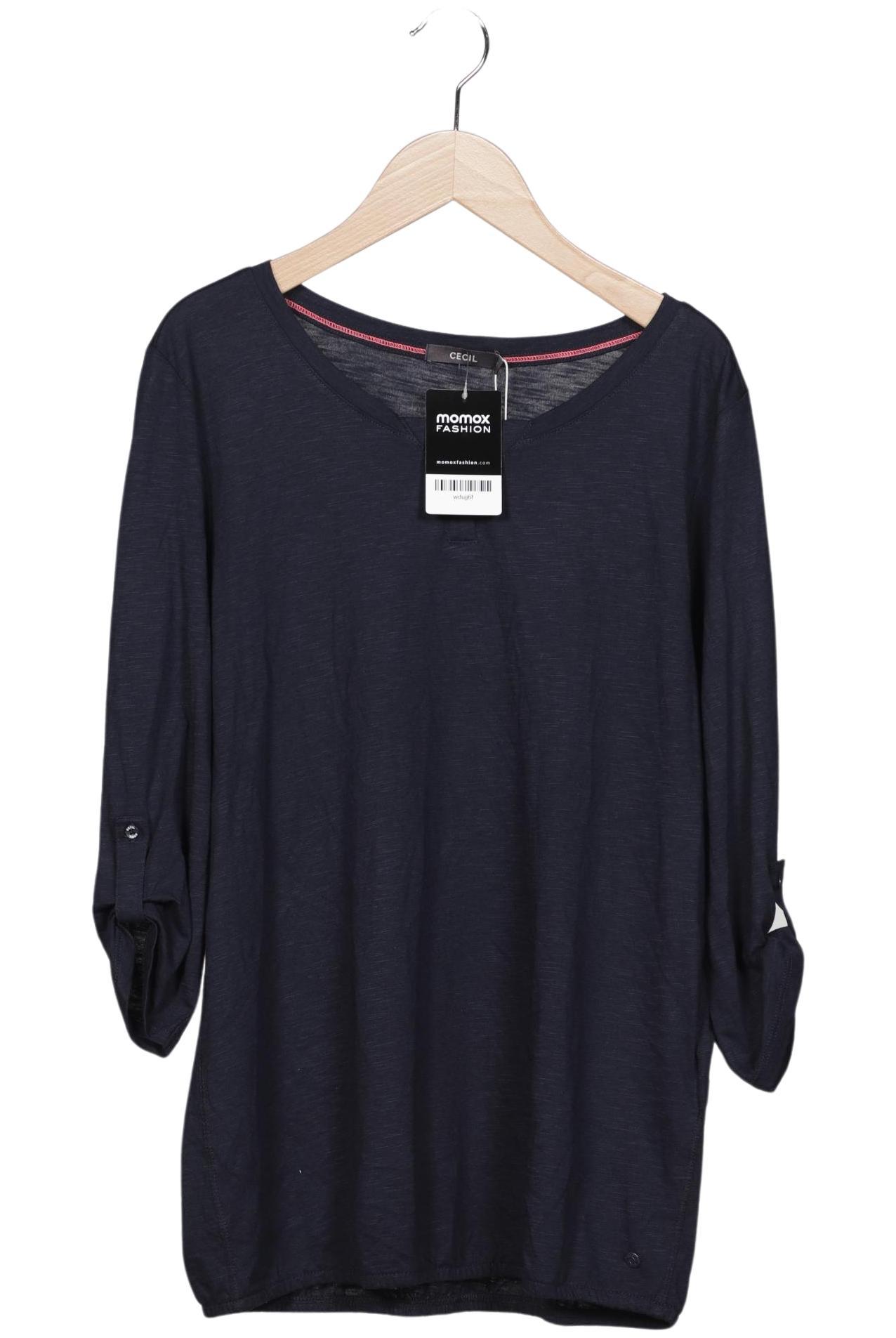 

Cecil Damen Langarmshirt, marineblau, Gr. 36