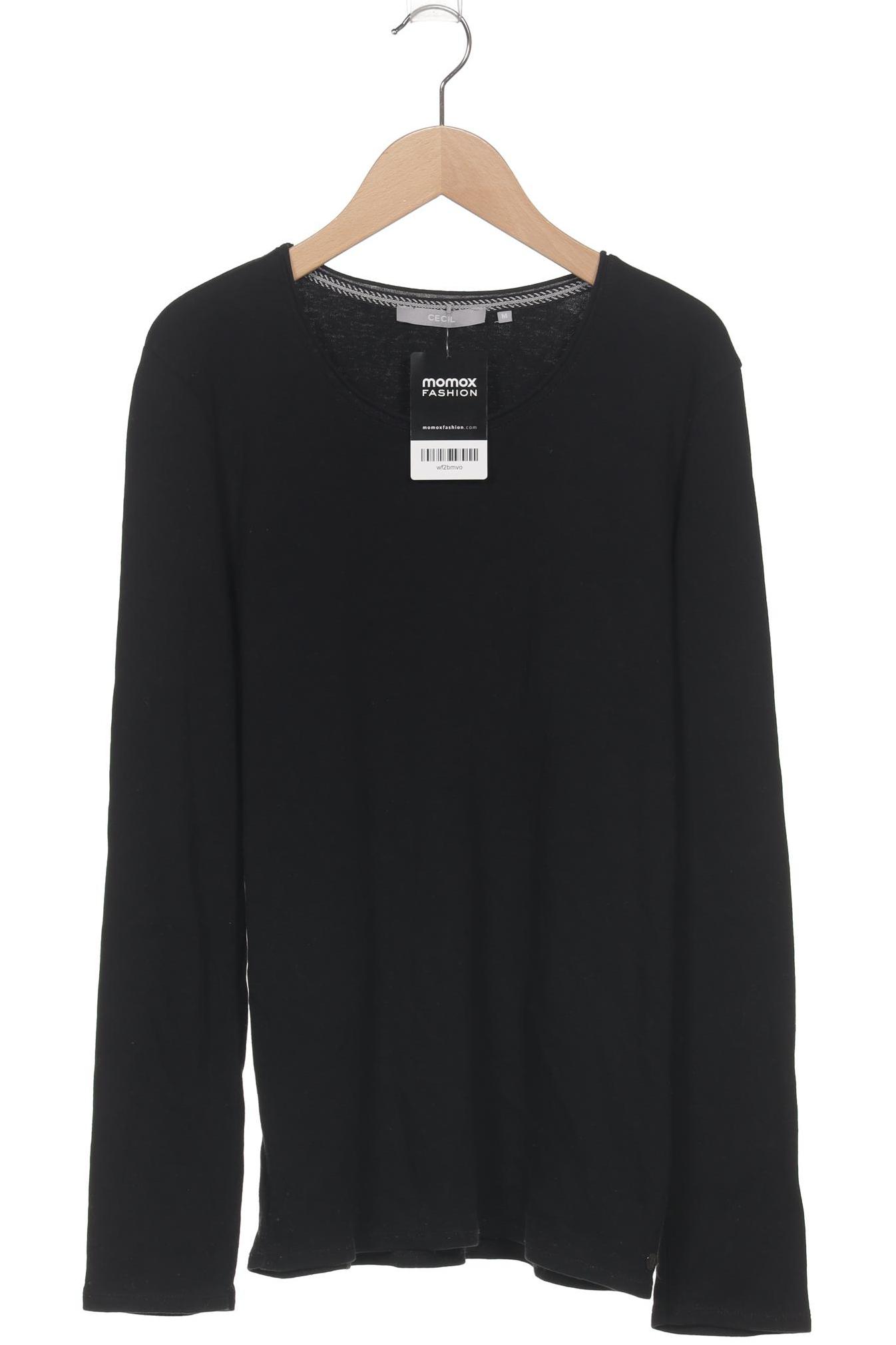 

Cecil Damen Langarmshirt, schwarz, Gr. 38