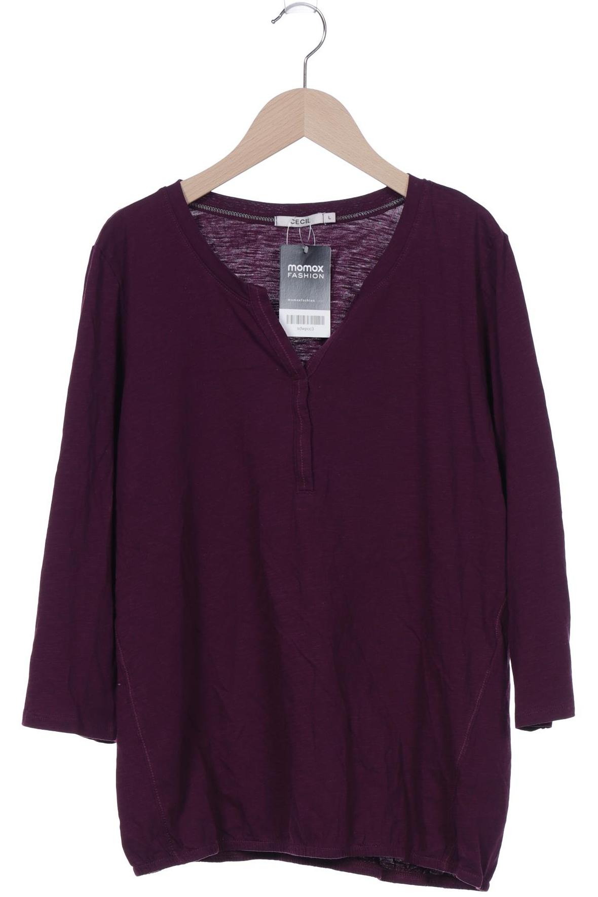 

Cecil Damen Langarmshirt, flieder, Gr. 42