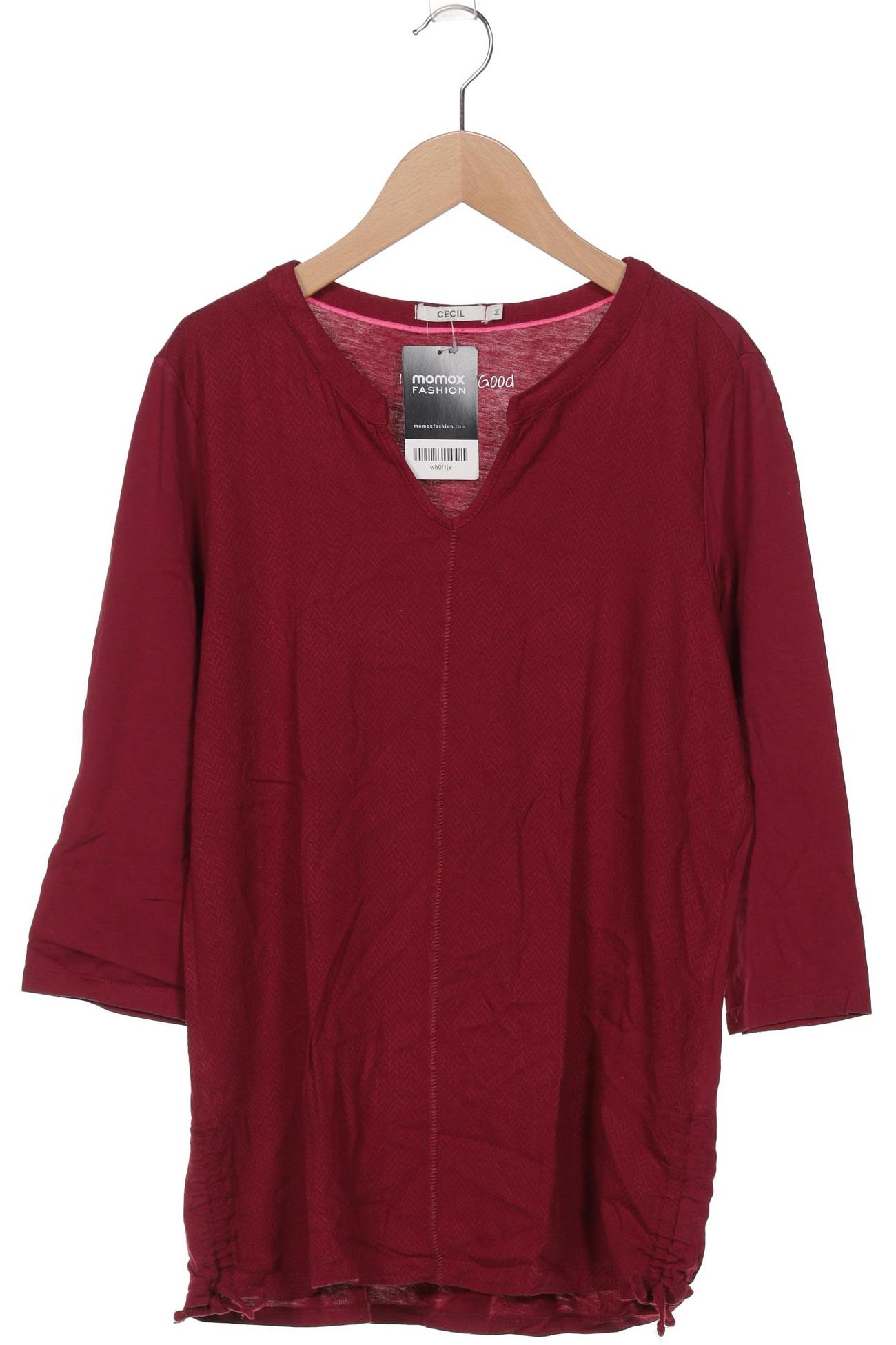 

Cecil Damen Langarmshirt, bordeaux, Gr. 38