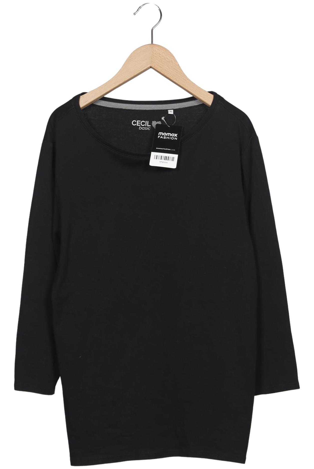 

Cecil Damen Langarmshirt, schwarz, Gr. 44