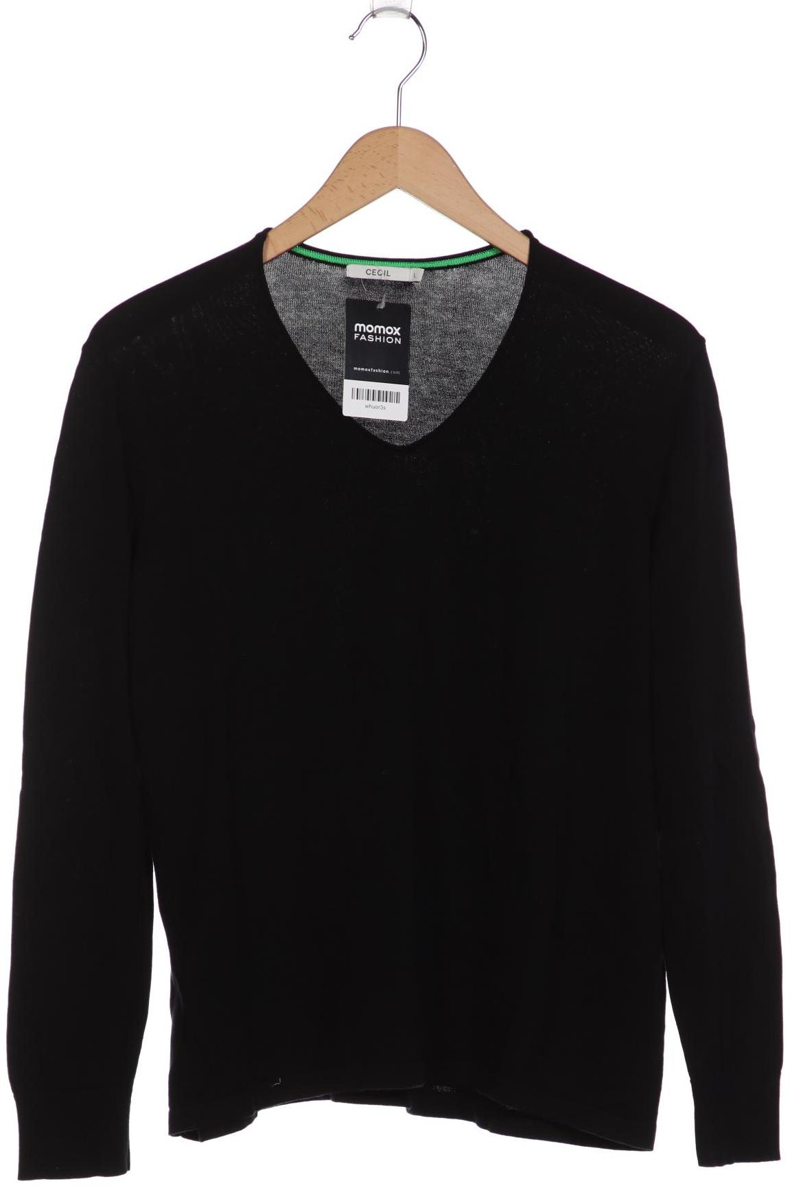 

Cecil Damen Langarmshirt, schwarz, Gr. 42