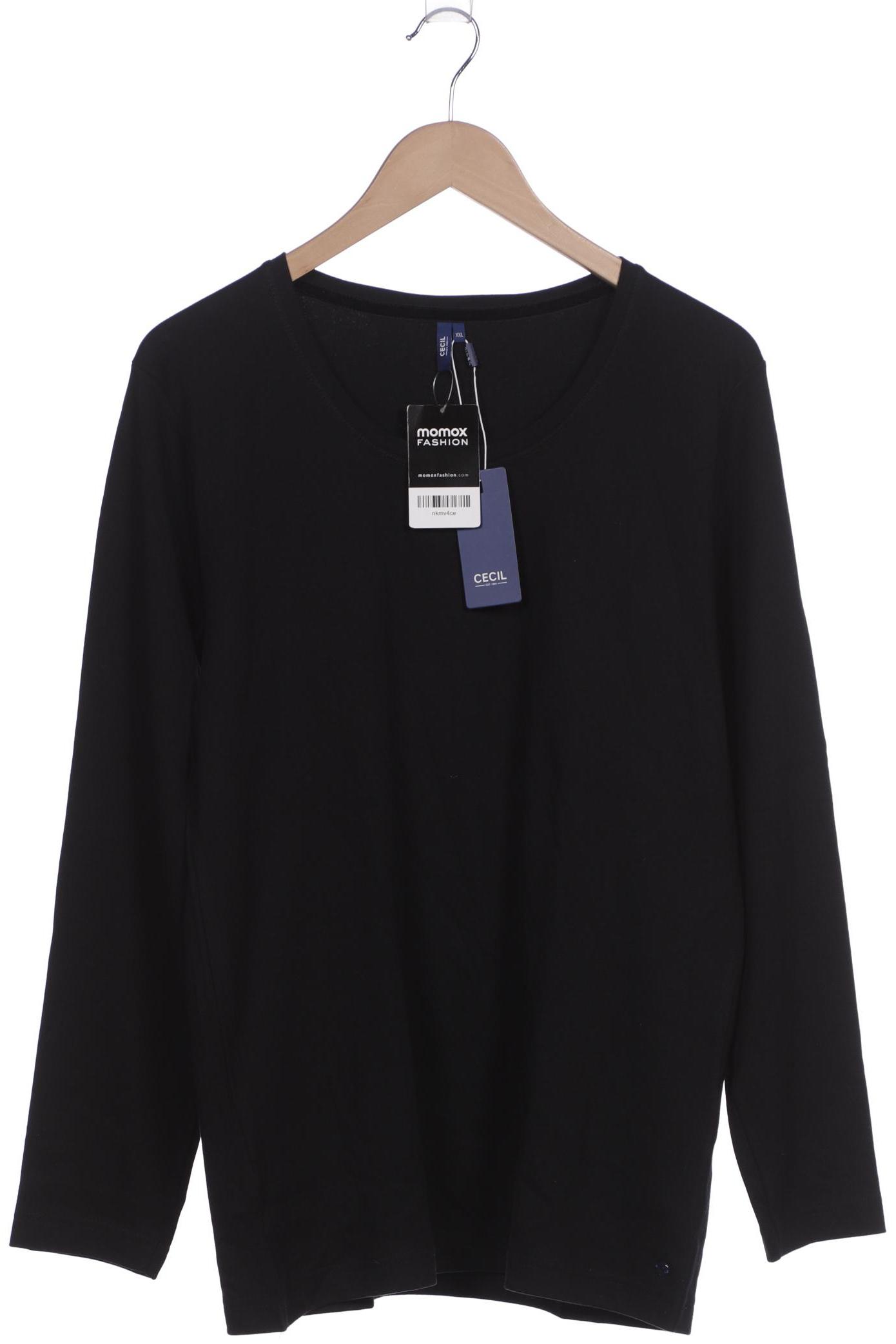 

Cecil Damen Langarmshirt, schwarz, Gr. 46