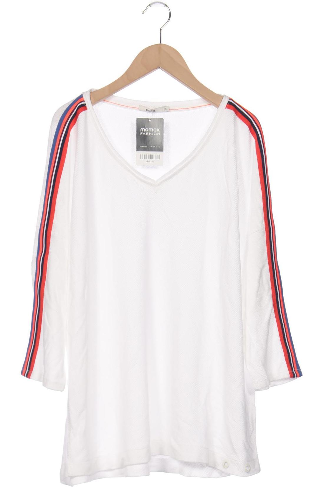 

CECIL Damen Langarmshirt, weiß