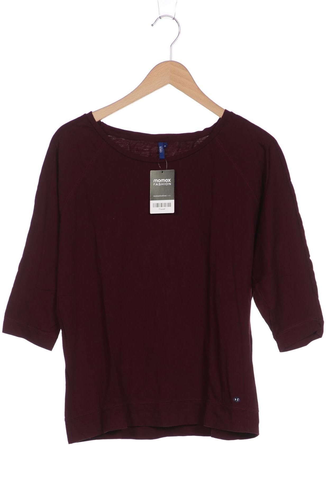 

Cecil Damen Langarmshirt, bordeaux, Gr. 38