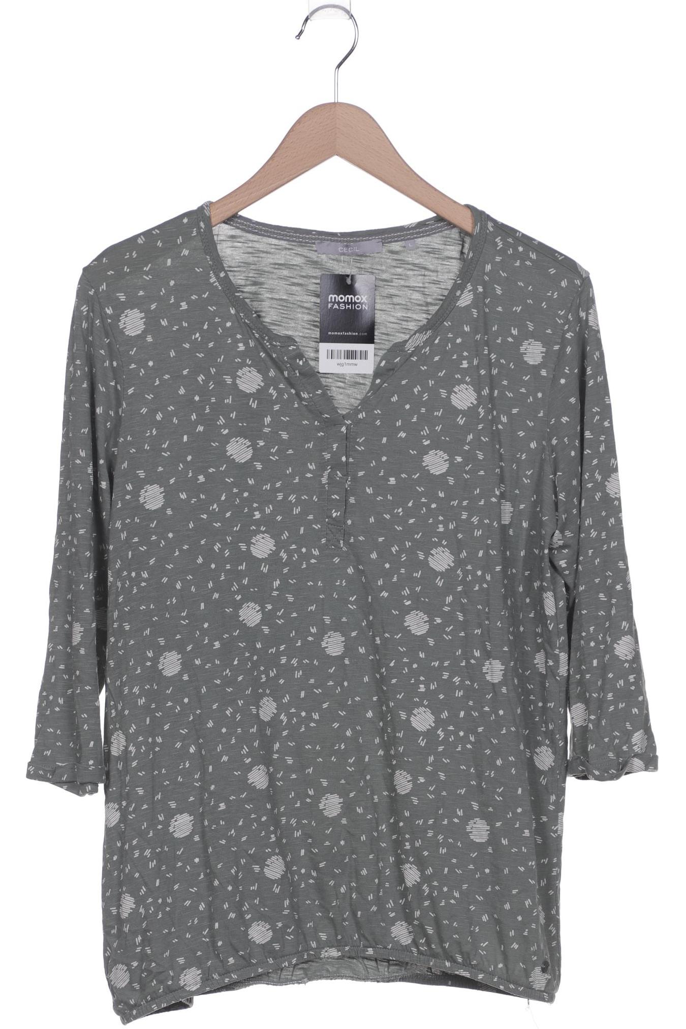 

Cecil Damen Langarmshirt, grün, Gr. 42