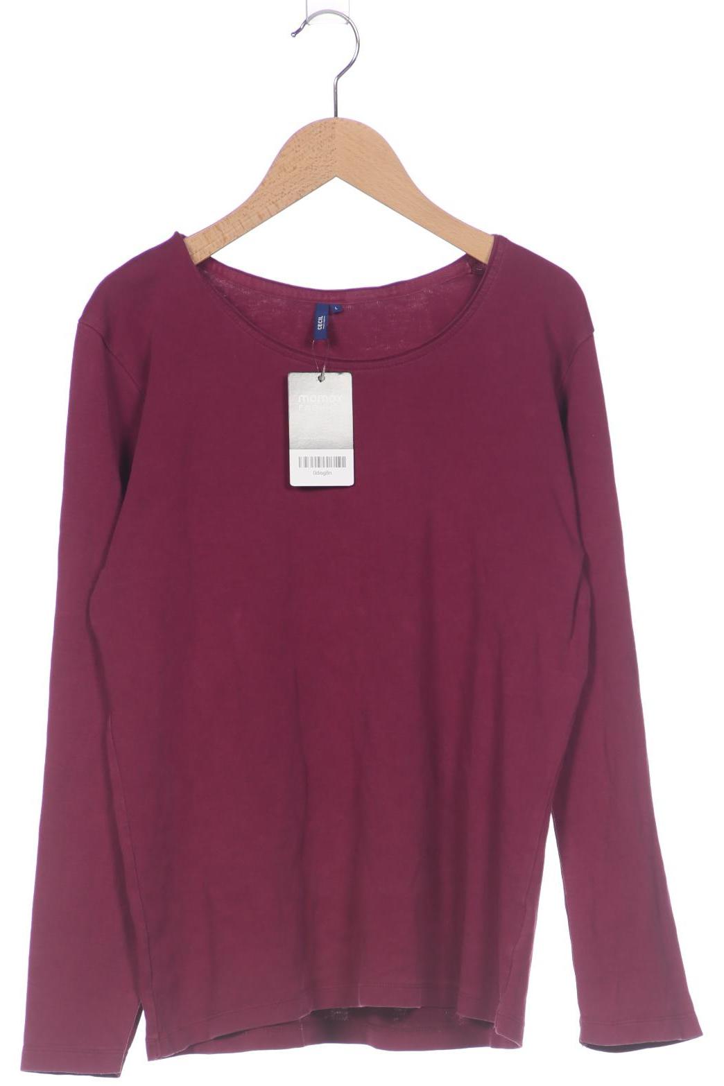 

Cecil Damen Langarmshirt, bordeaux, Gr. 42