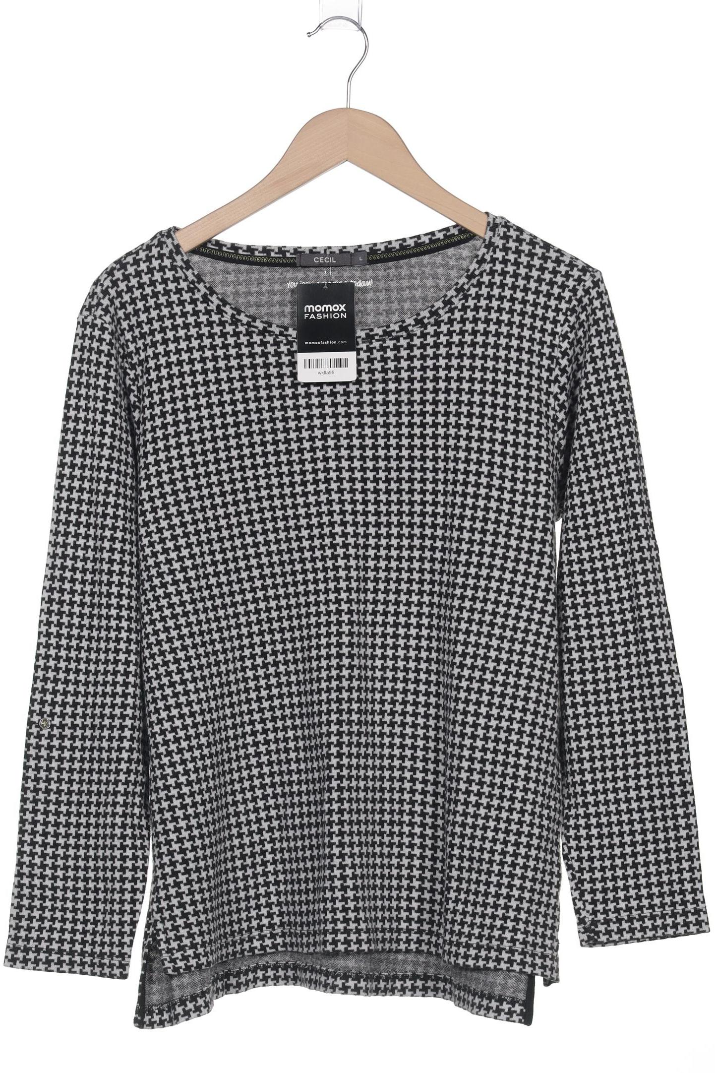 

CECIL Damen Langarmshirt, schwarz