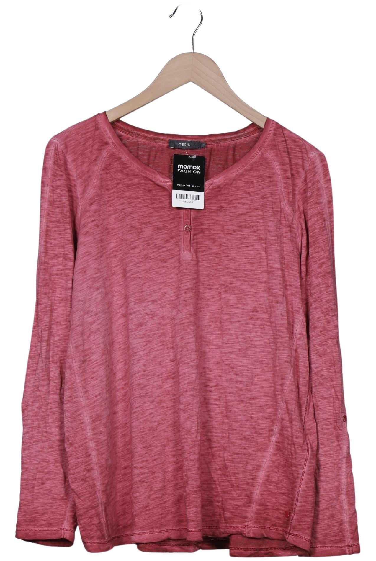 

Cecil Damen Langarmshirt, rot, Gr. 42