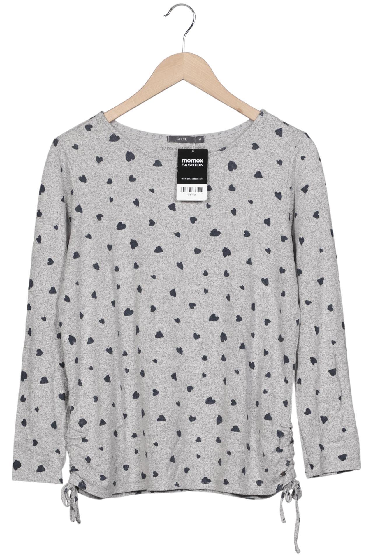 

Cecil Damen Langarmshirt, grau, Gr. 38