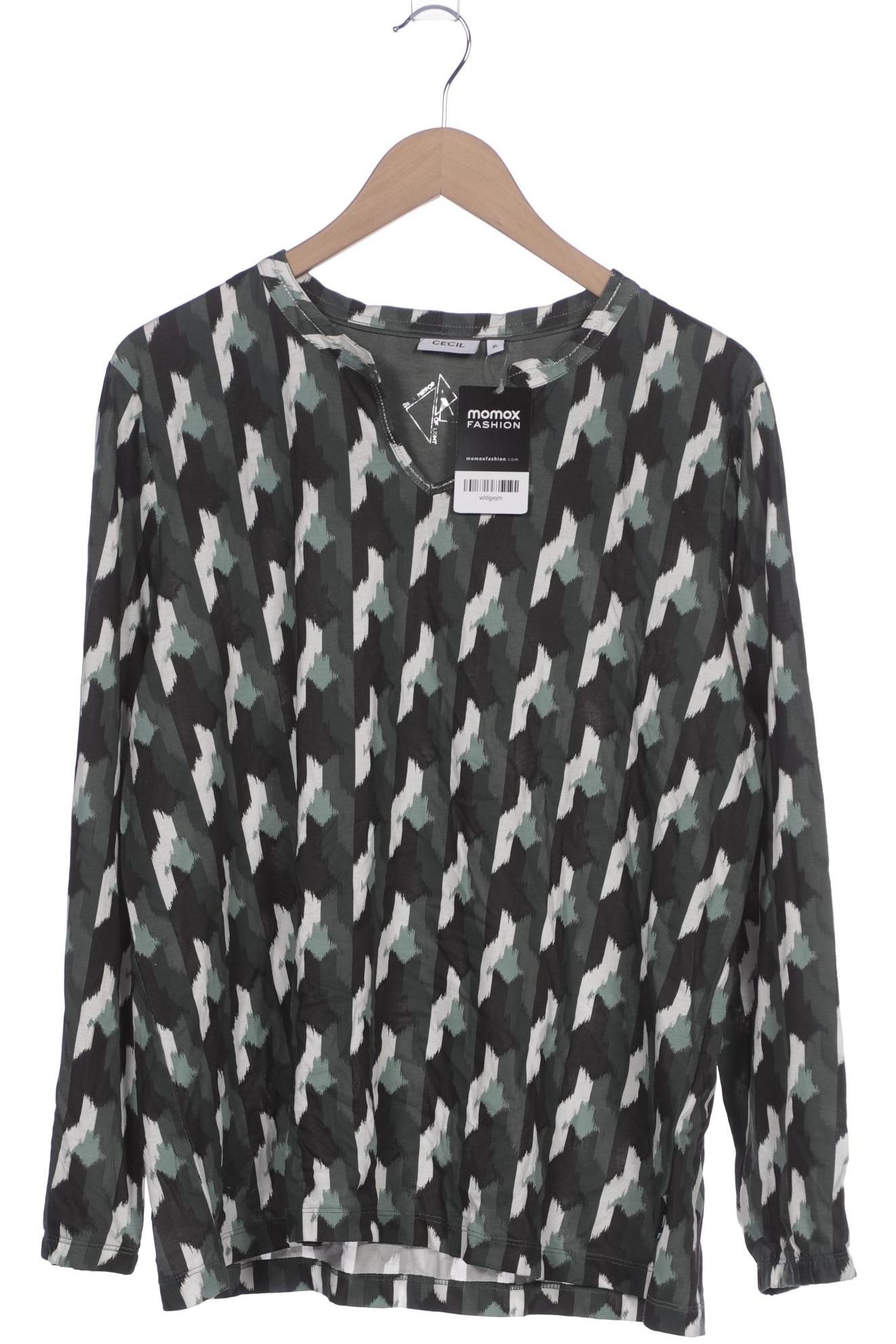 

Cecil Damen Langarmshirt, grün, Gr. 44