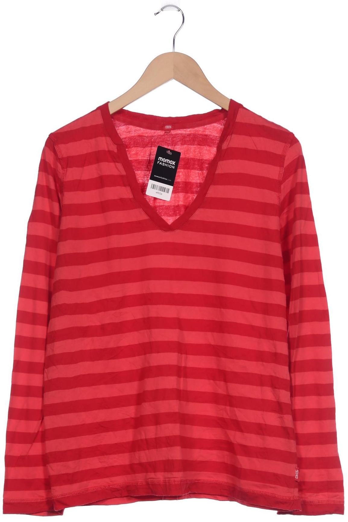

Cecil Damen Langarmshirt, rot, Gr. 44