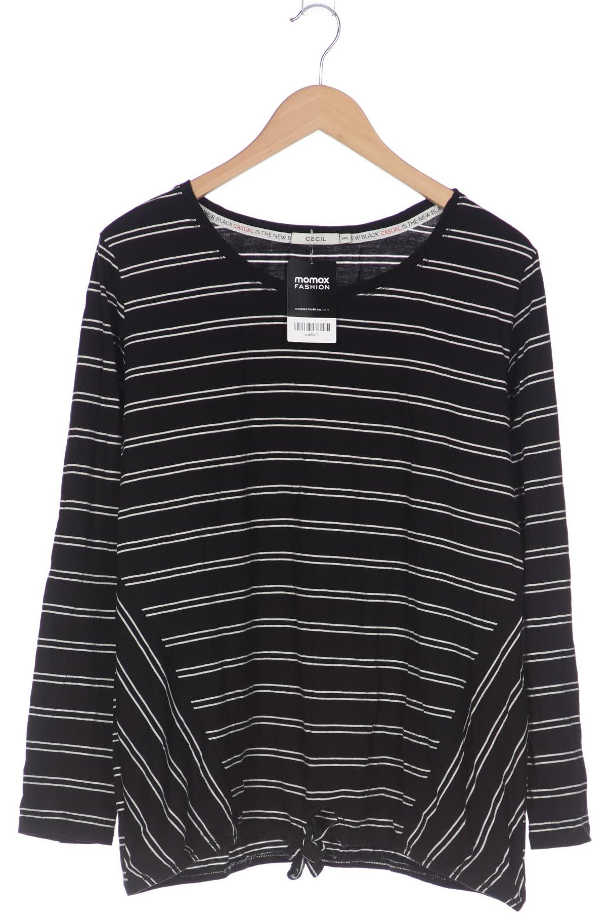 

Cecil Damen Langarmshirt, schwarz, Gr. 46