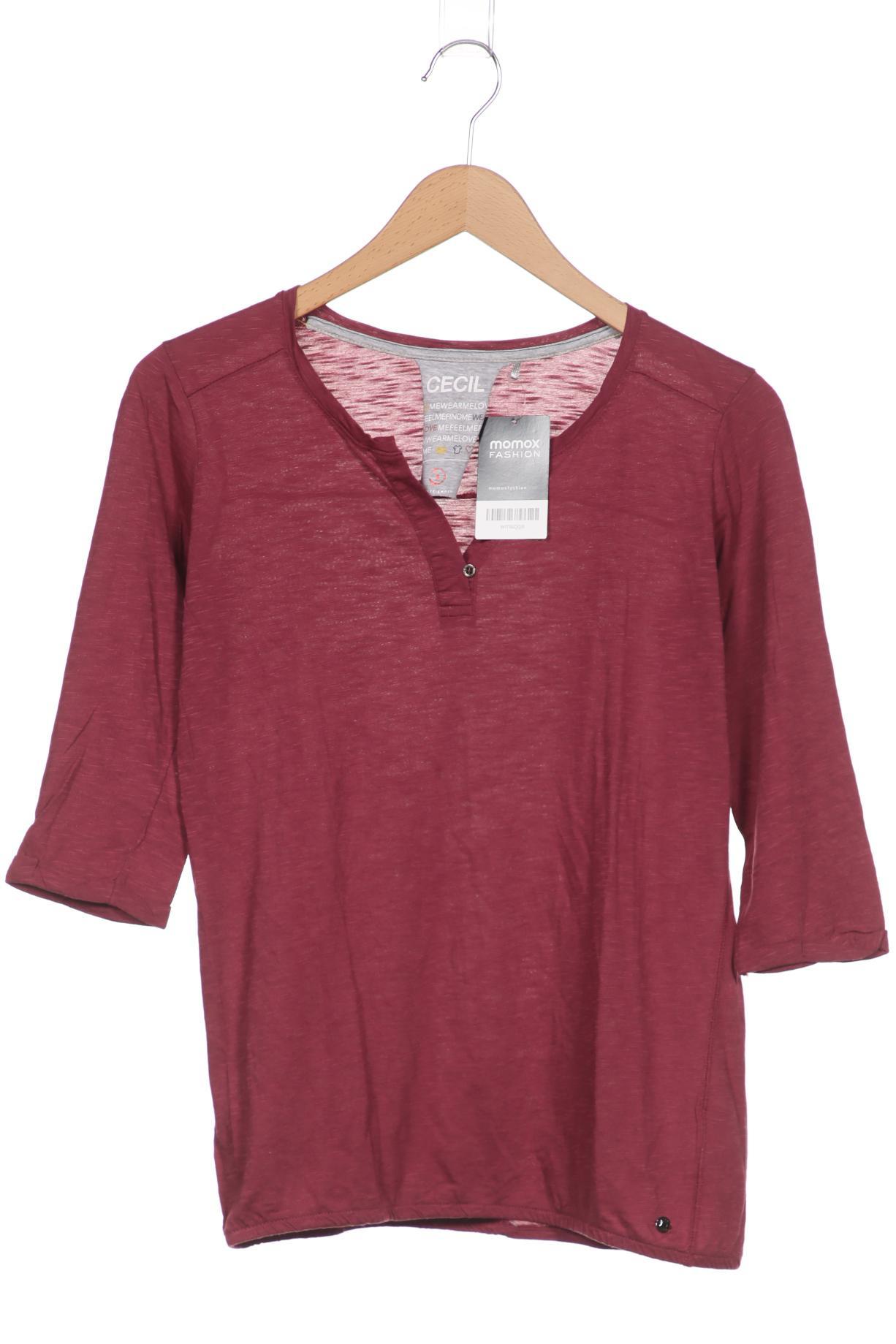 

Cecil Damen Langarmshirt, bordeaux, Gr. 36