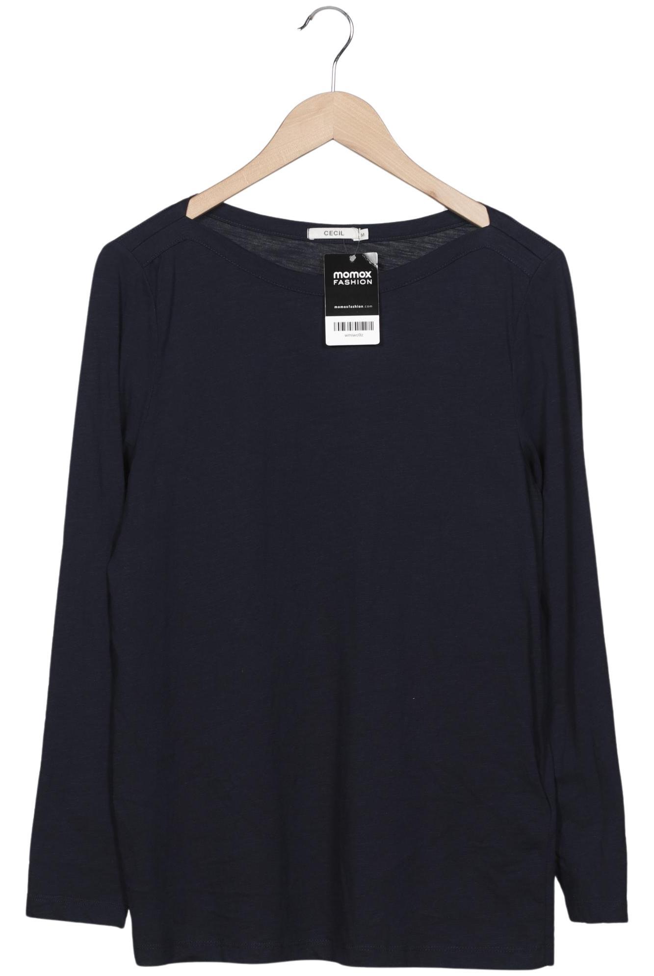 

Cecil Damen Langarmshirt, marineblau, Gr. 38