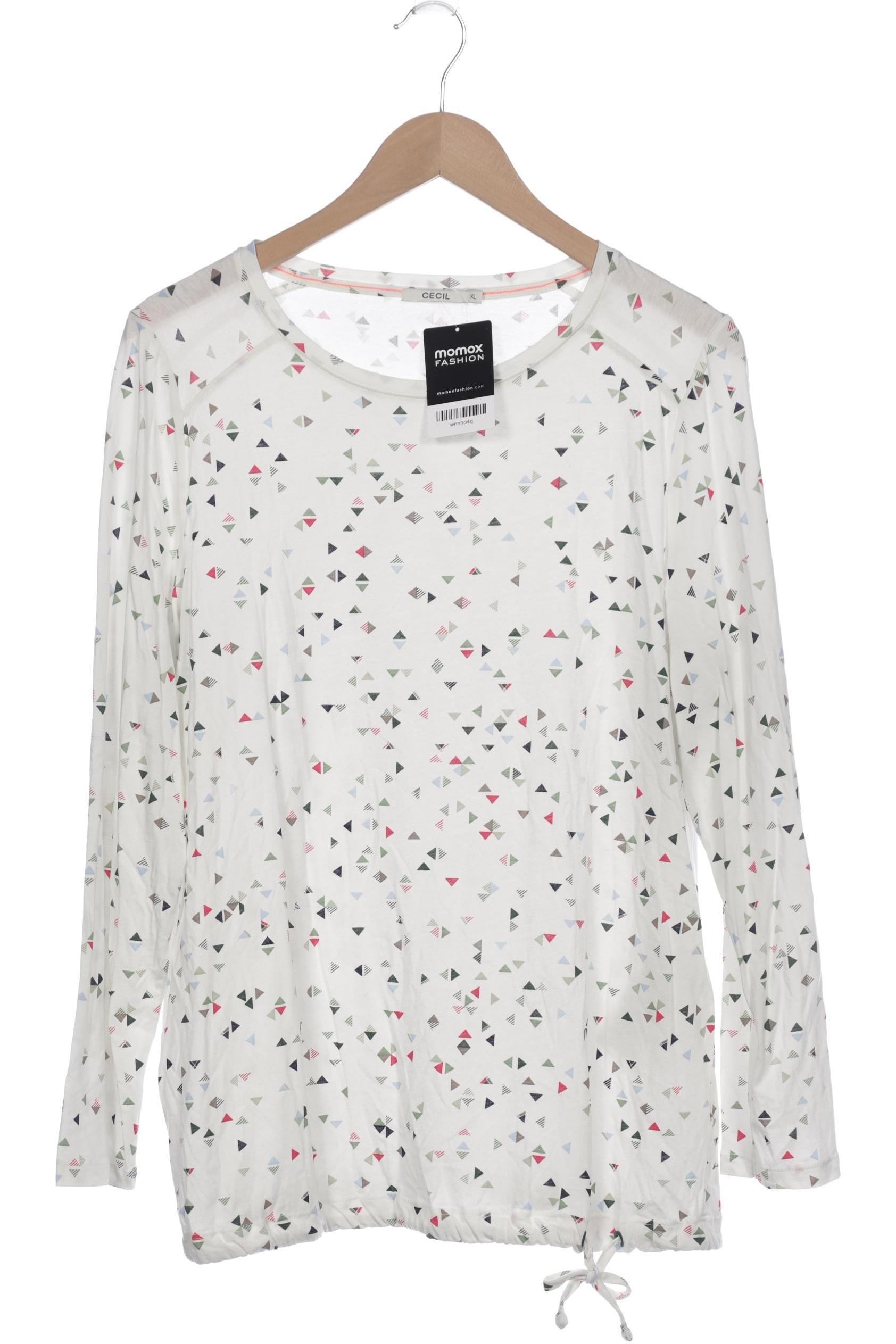 

Cecil Damen Langarmshirt, weiß, Gr. 44