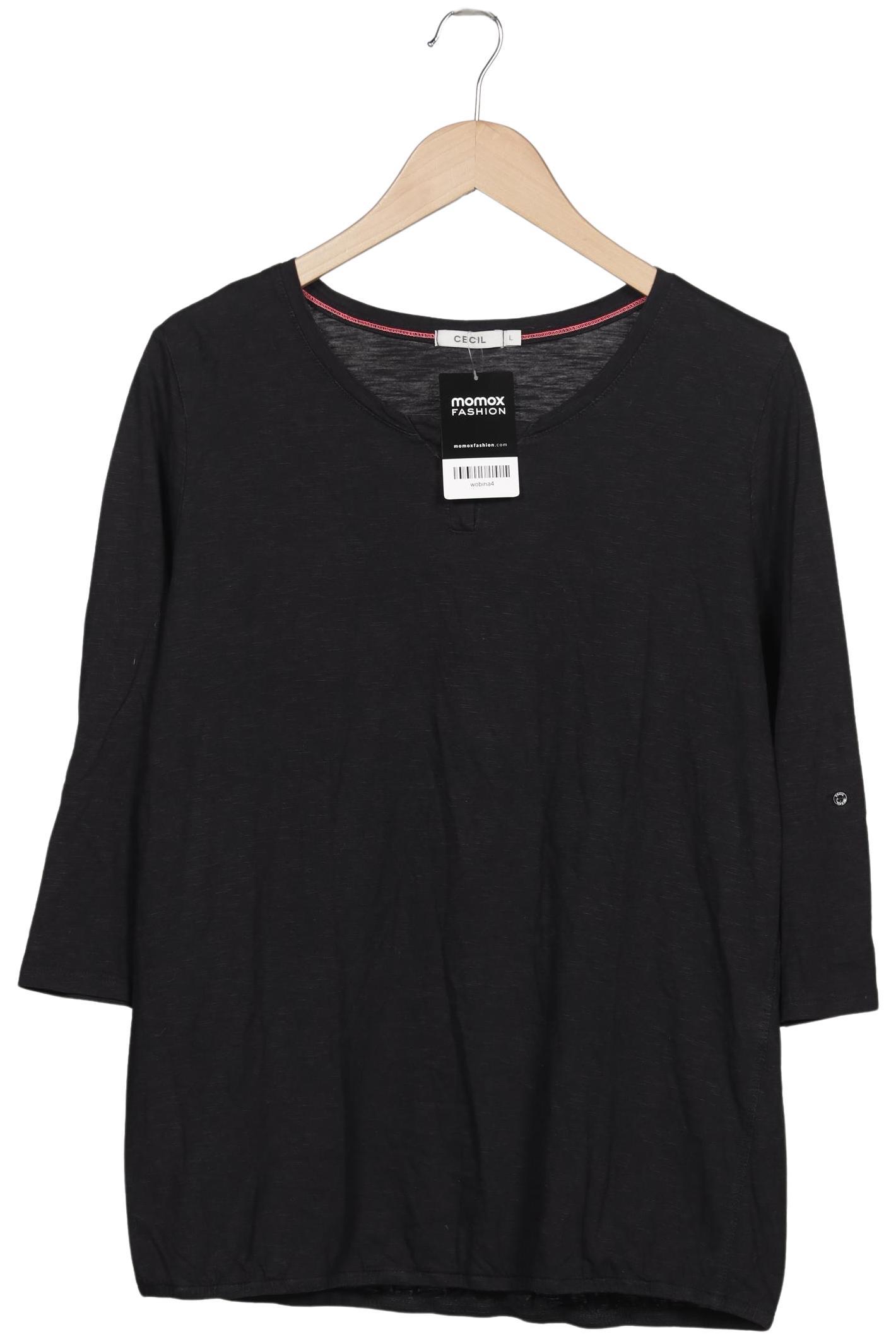 

Cecil Damen Langarmshirt, schwarz, Gr. 42