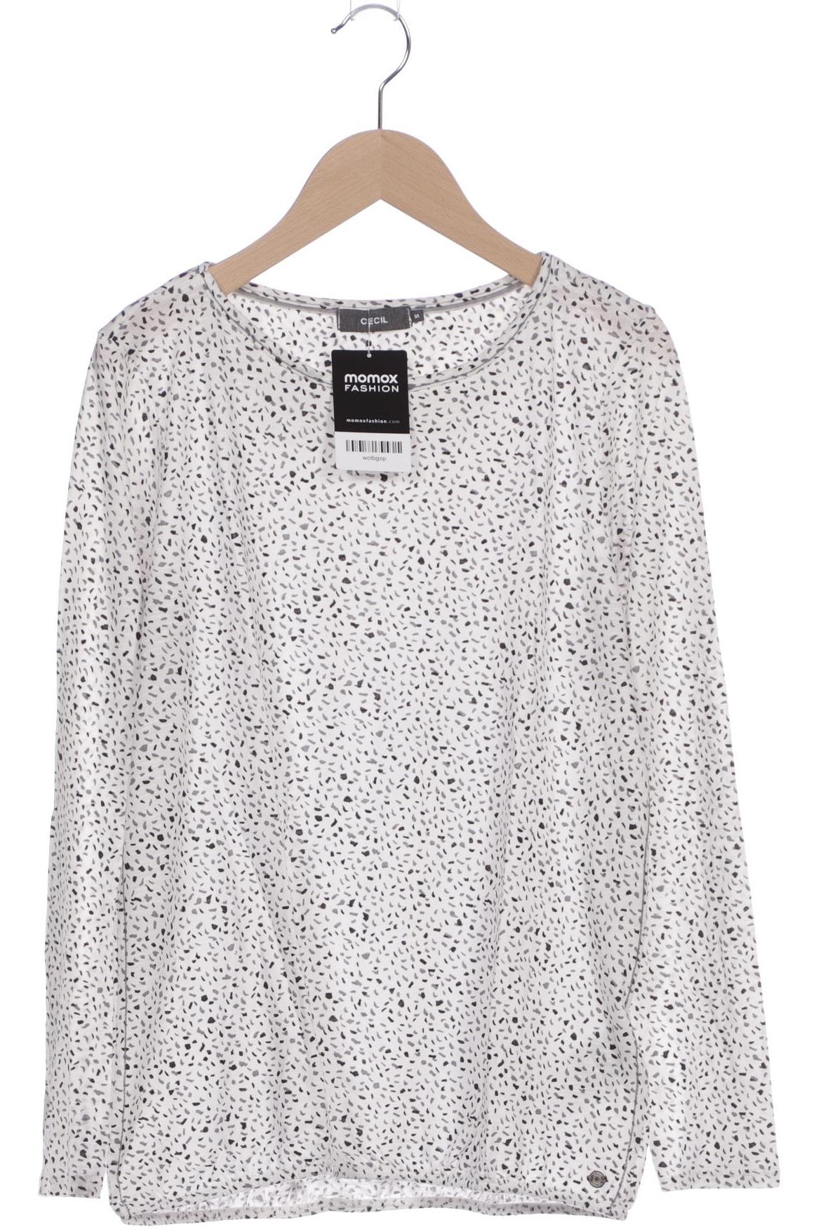 

Cecil Damen Langarmshirt, weiß, Gr. 36