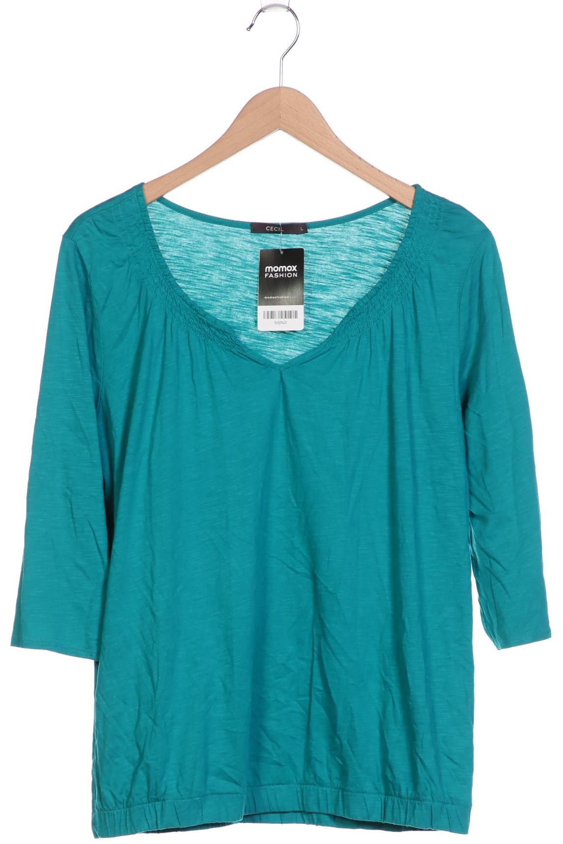 

Cecil Damen Langarmshirt, grün, Gr. 42