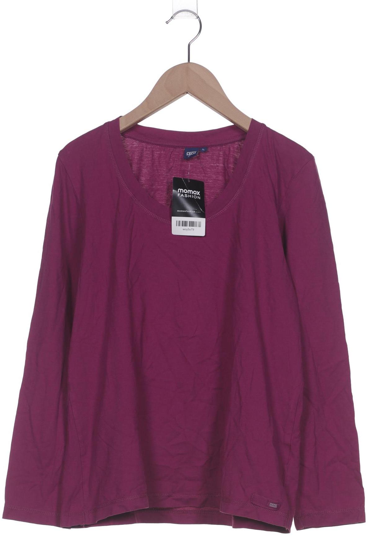 

Cecil Damen Langarmshirt, pink, Gr. 42