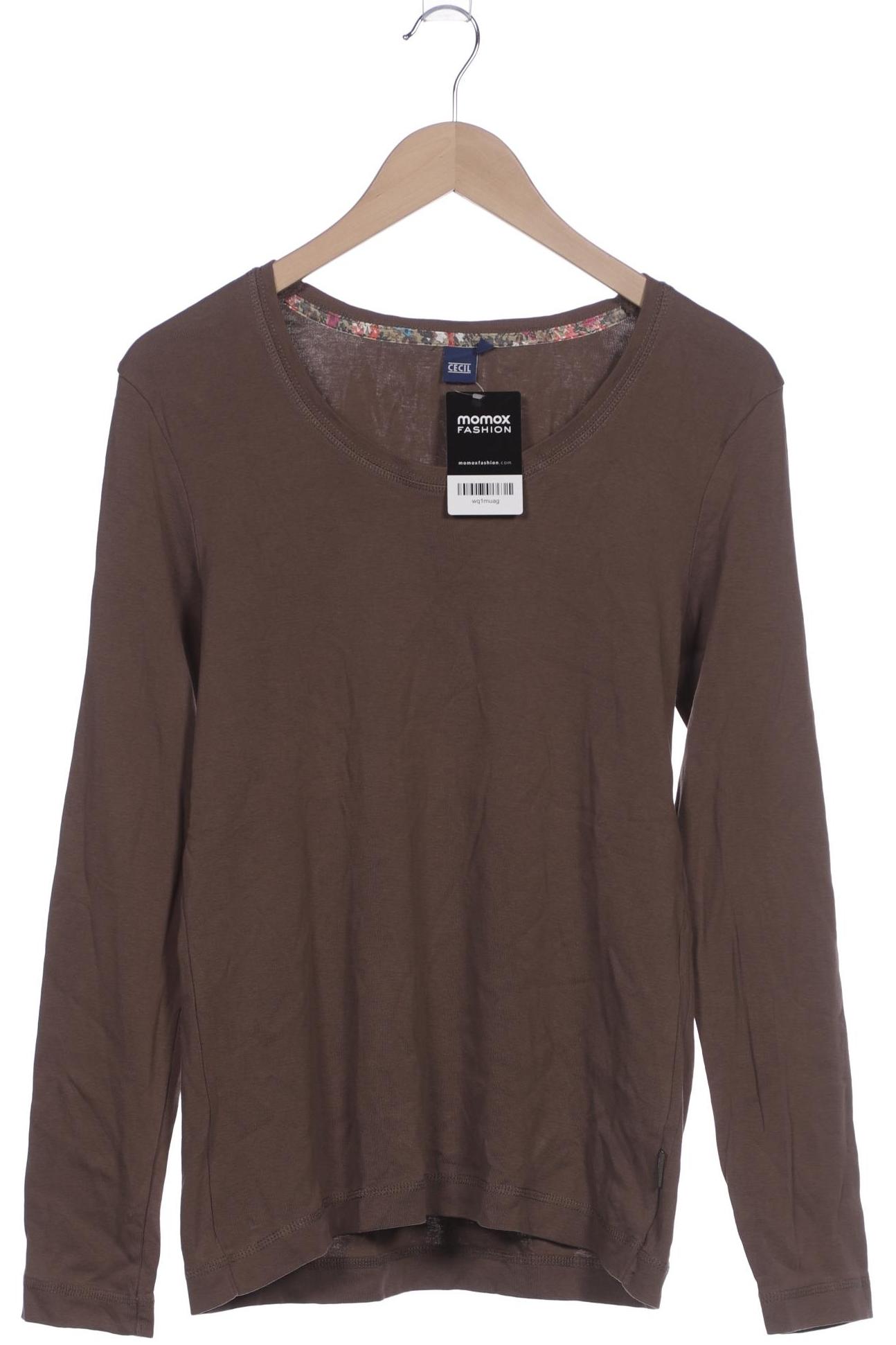 

Cecil Damen Langarmshirt, braun, Gr. 44