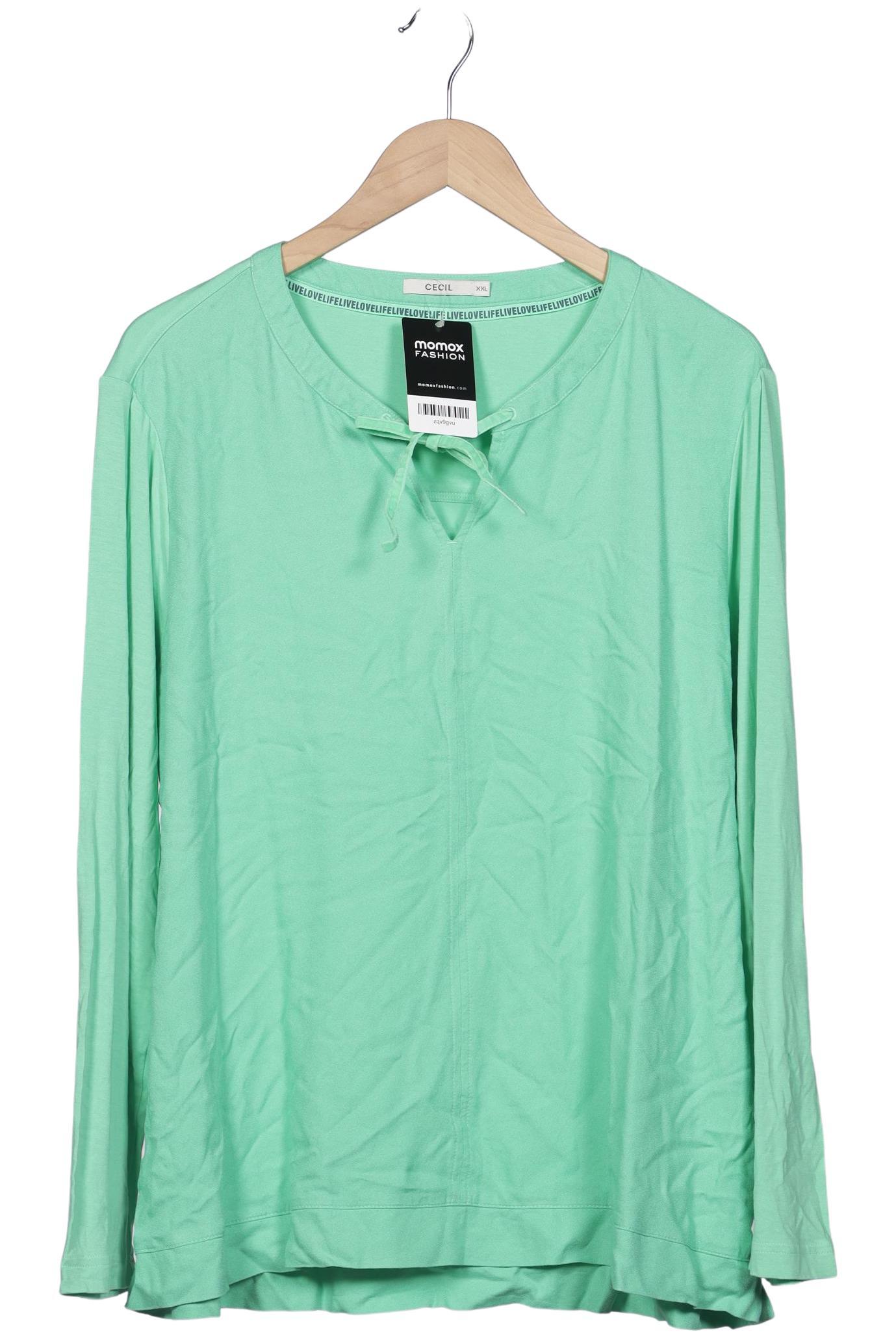 

Cecil Damen Langarmshirt, grün, Gr. 46