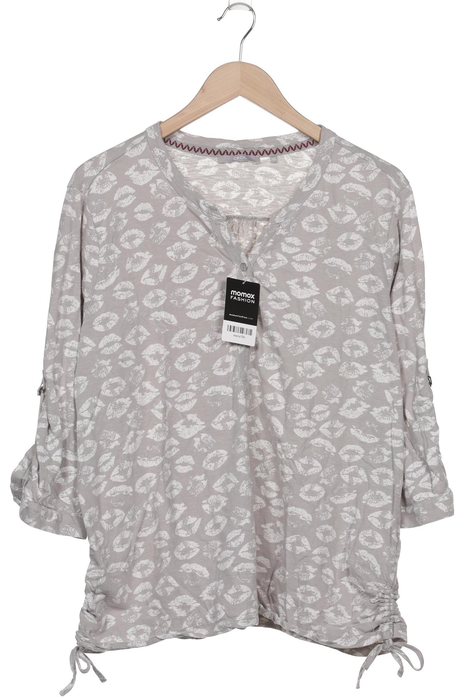 

Cecil Damen Langarmshirt, grau, Gr. 46