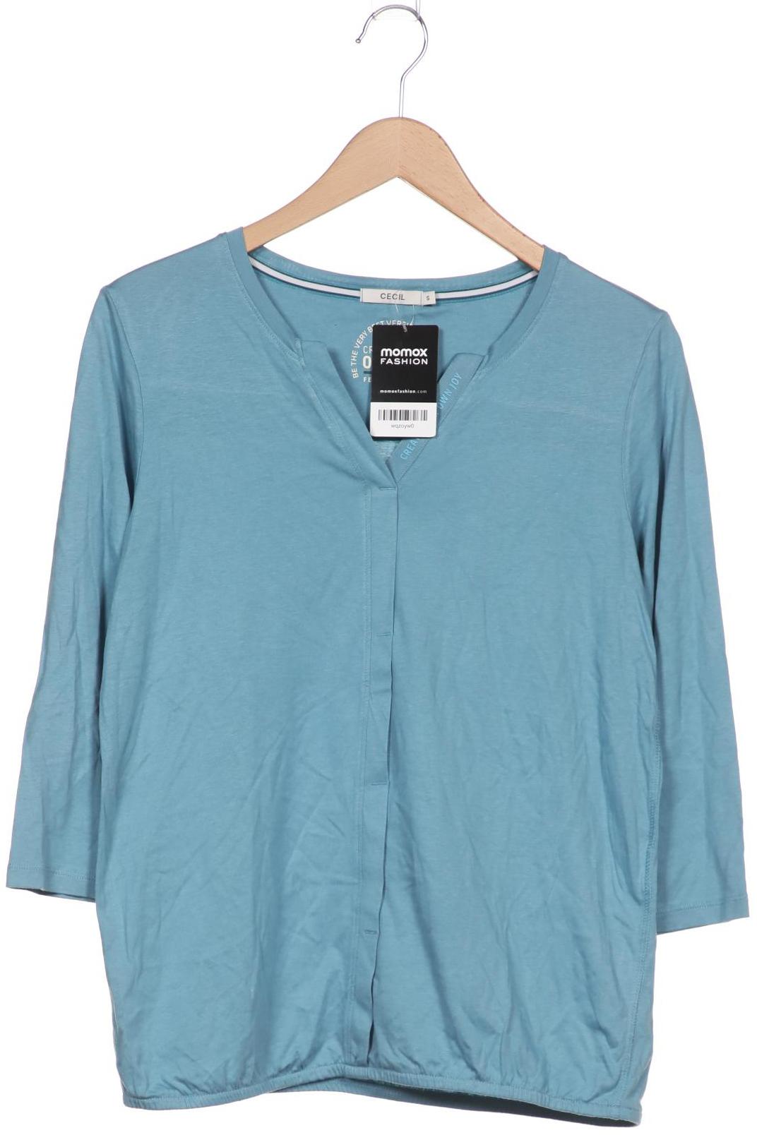 

Cecil Damen Langarmshirt, blau, Gr. 36