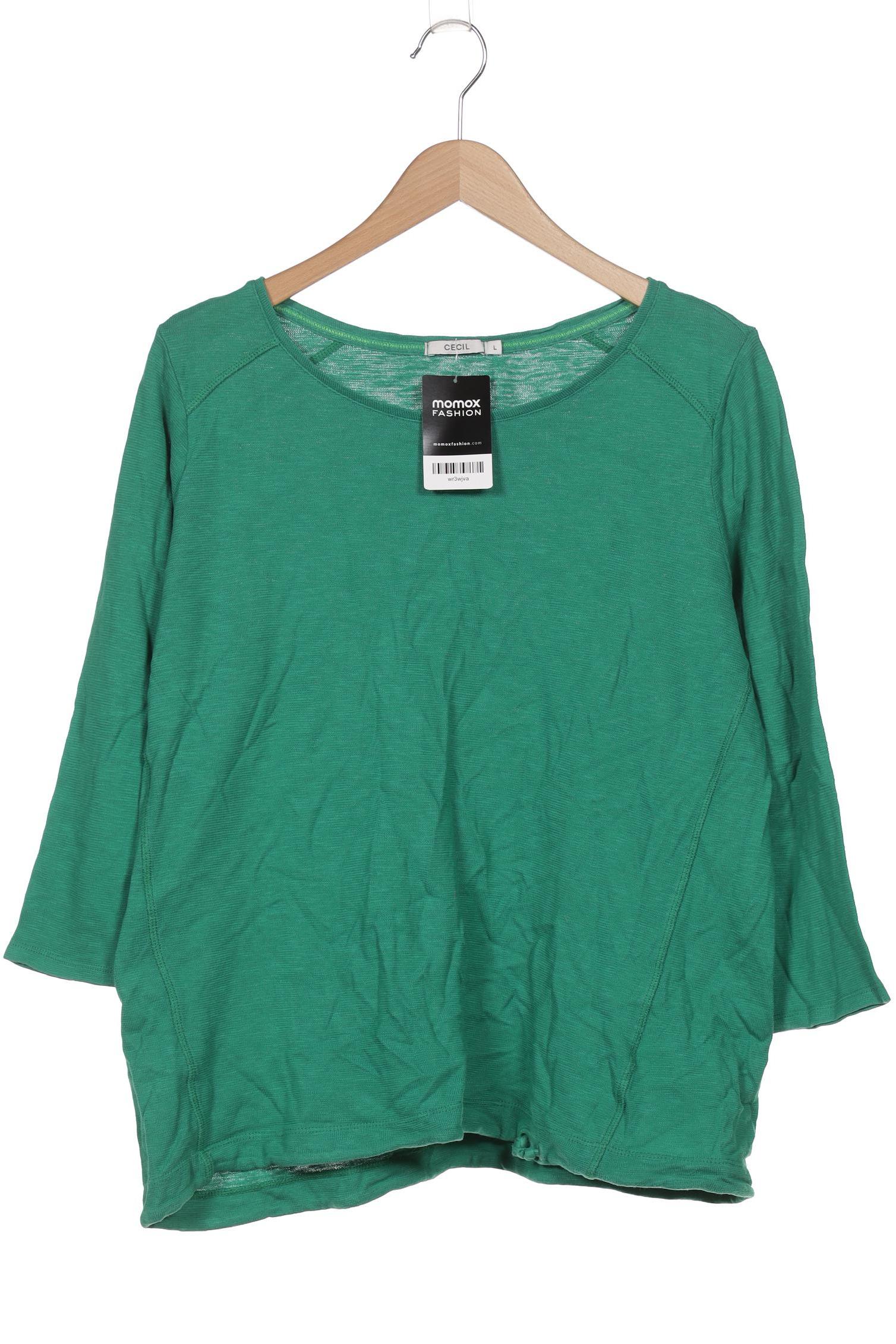 

Cecil Damen Langarmshirt, grün, Gr. 42