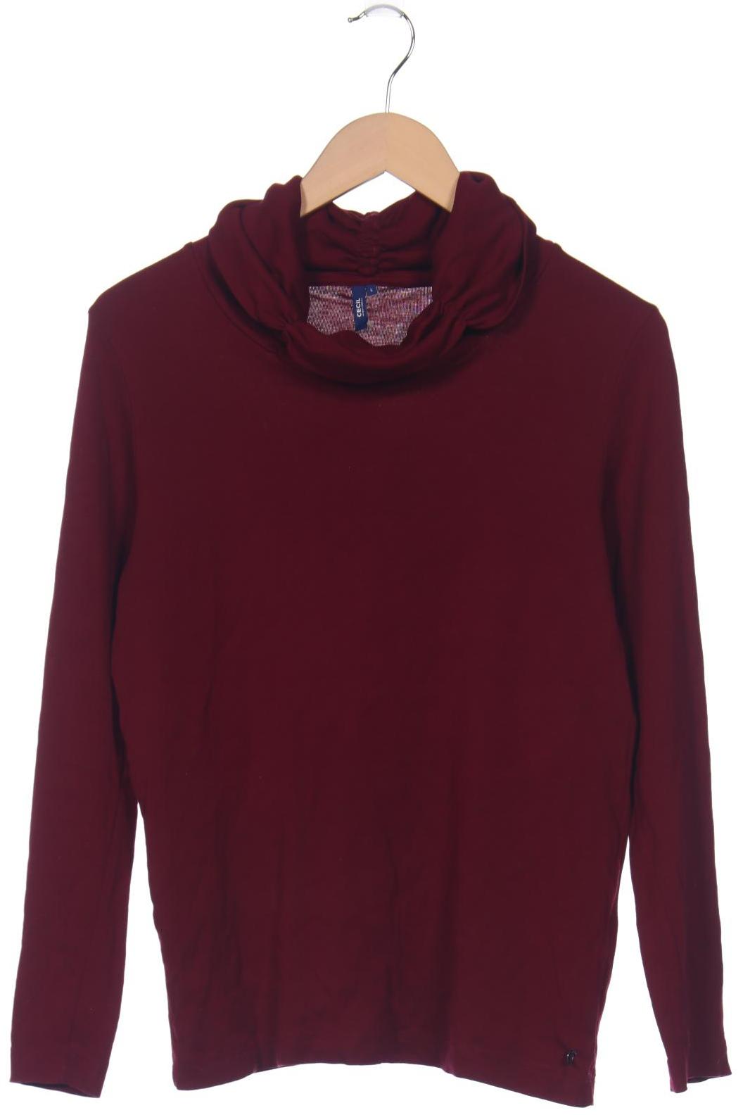 

Cecil Damen Langarmshirt, bordeaux, Gr. 42