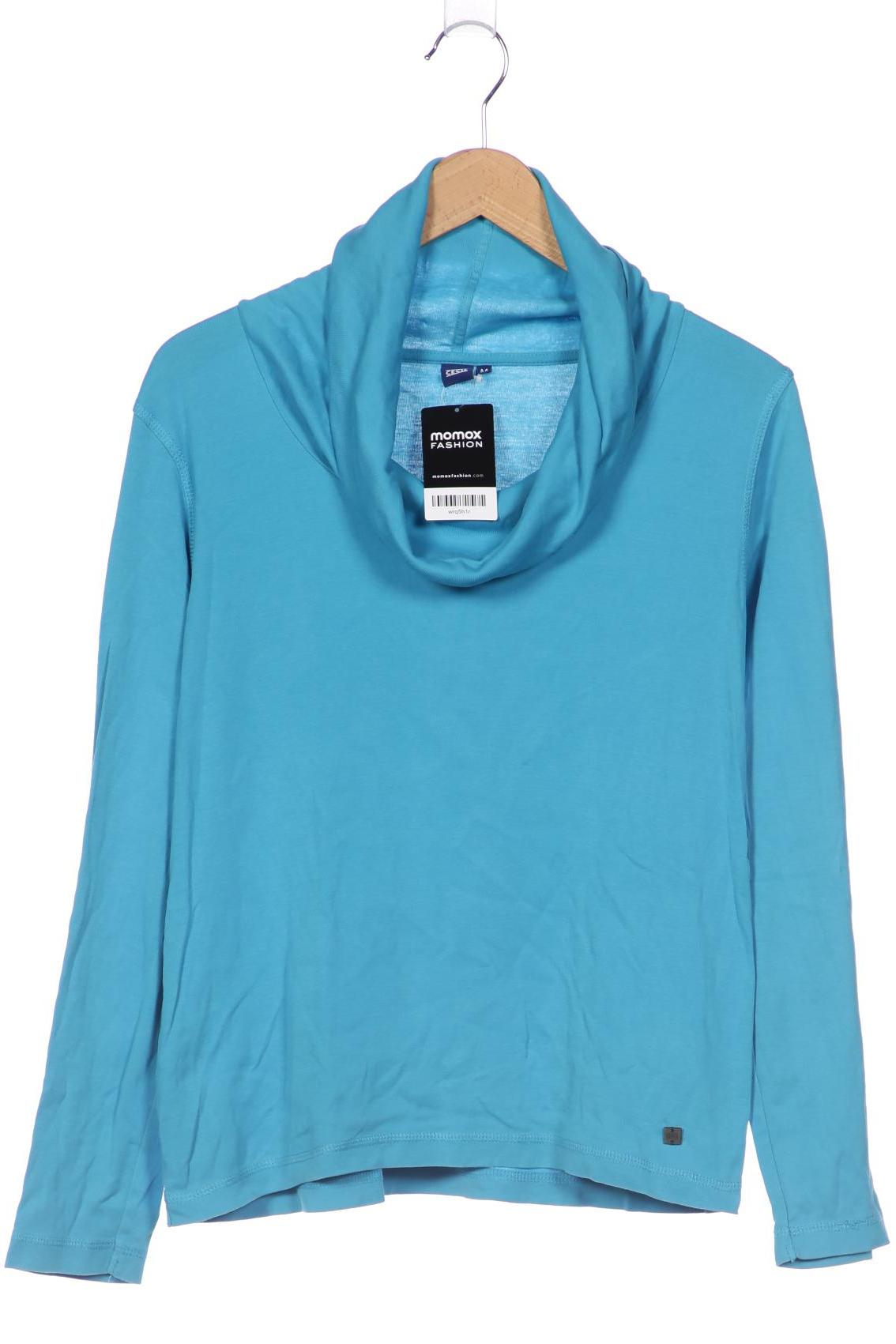 

CECIL Damen Langarmshirt, blau